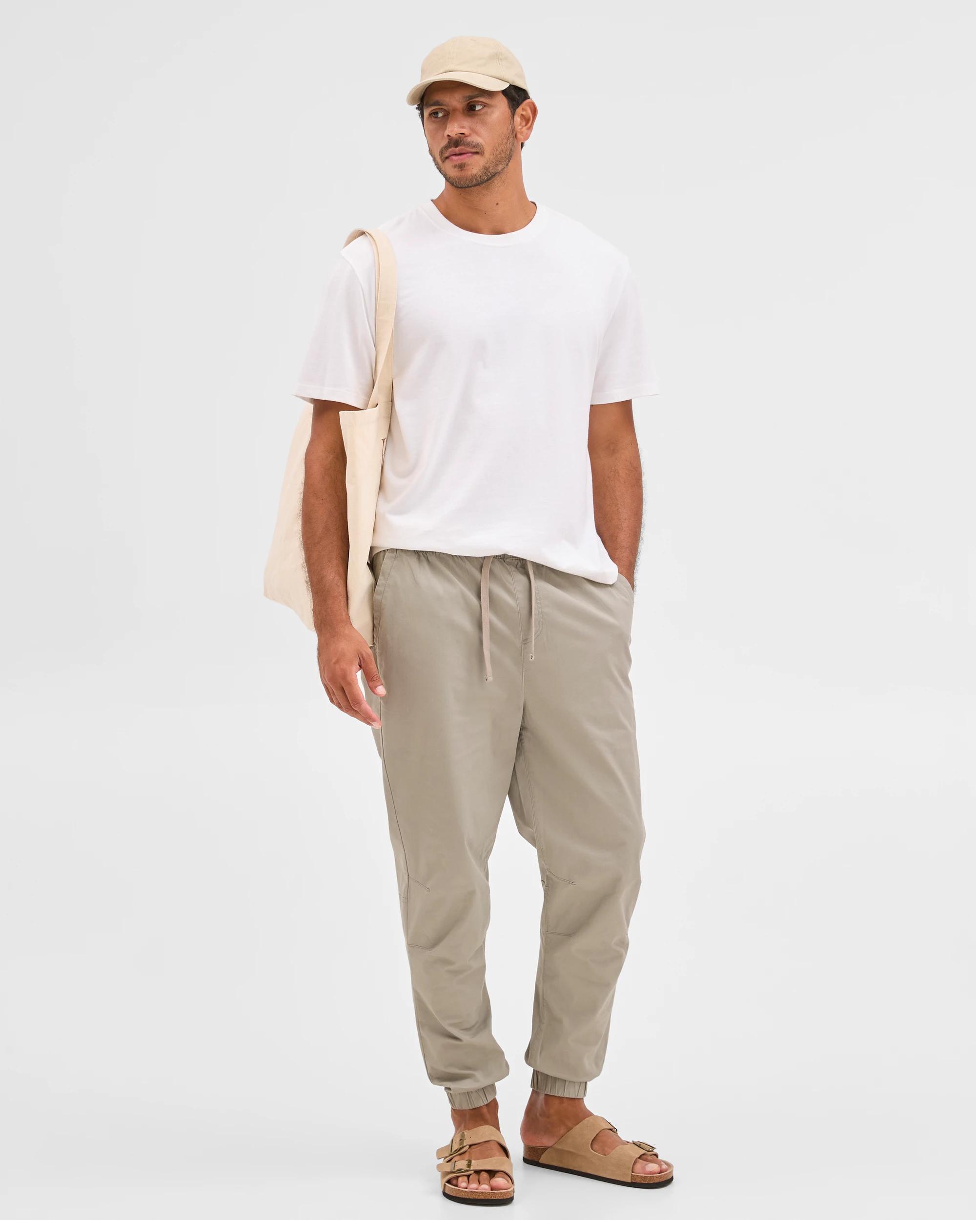 1 Target Man Australian Cotton Woven Jogger Pants ELEPHANT, 1 of 7