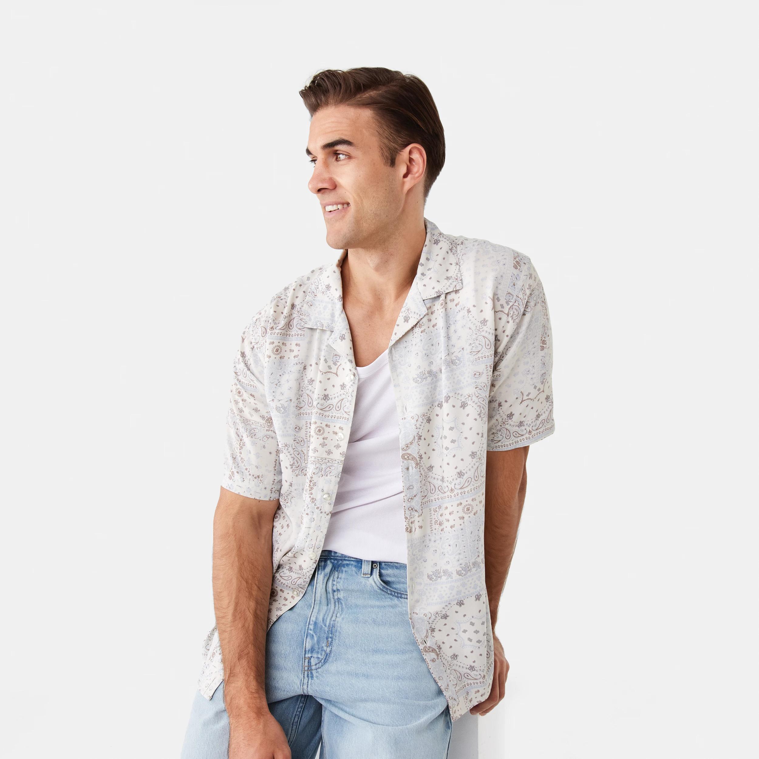 8 Short Sleeve Resort Print Shirt Bandana, 8 of 10