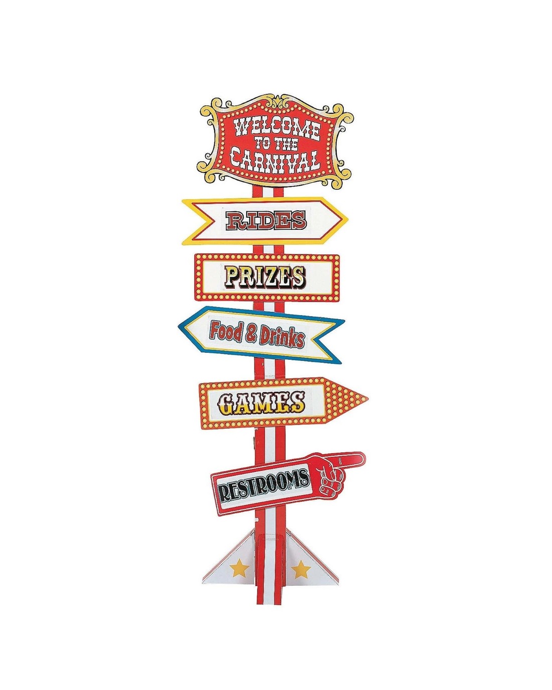 Partyrama Big Top Circus Directional Sign - Kmart