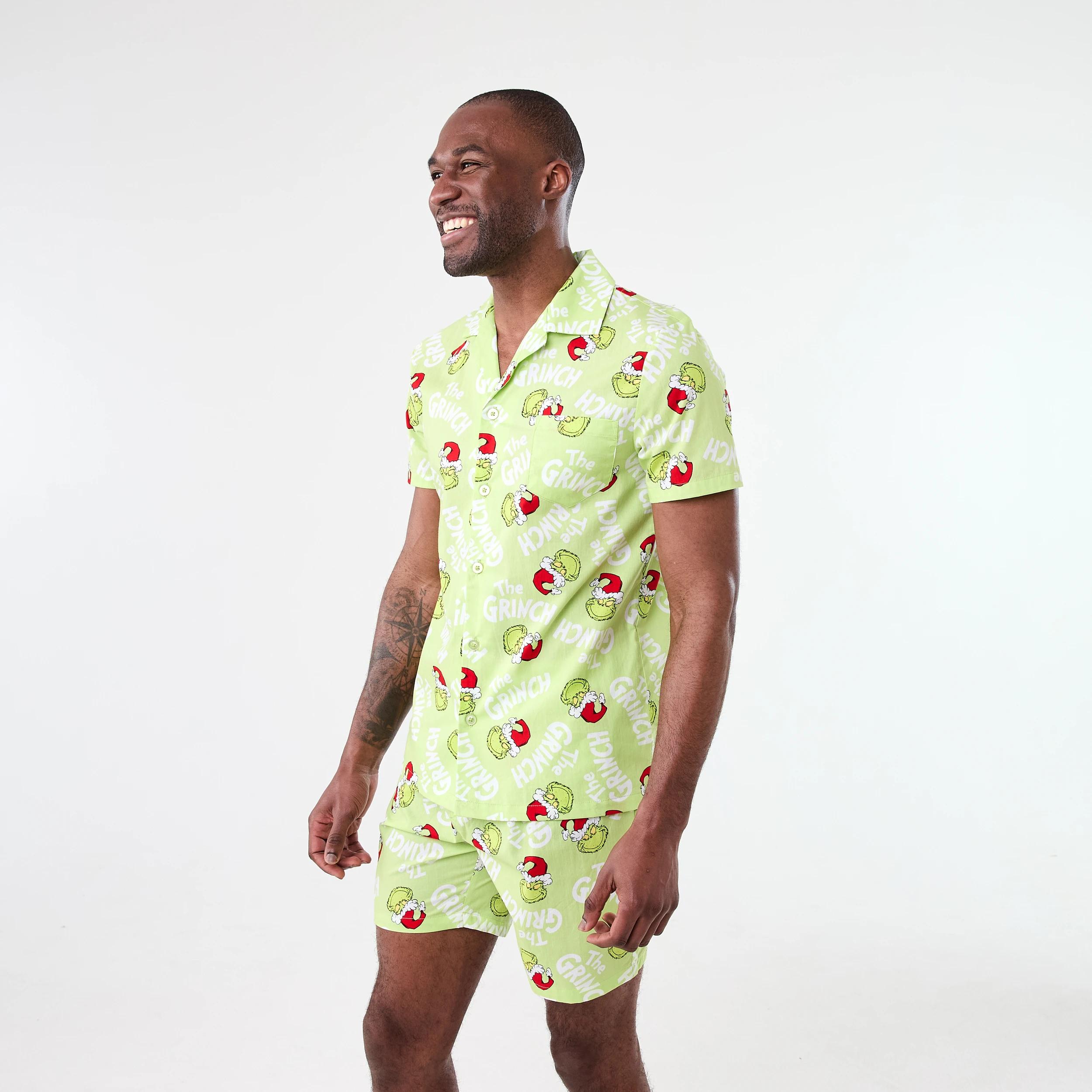 2 The Grinch License Christmas Woven Family Matching Pyjama Set Grinch, 2 of 8