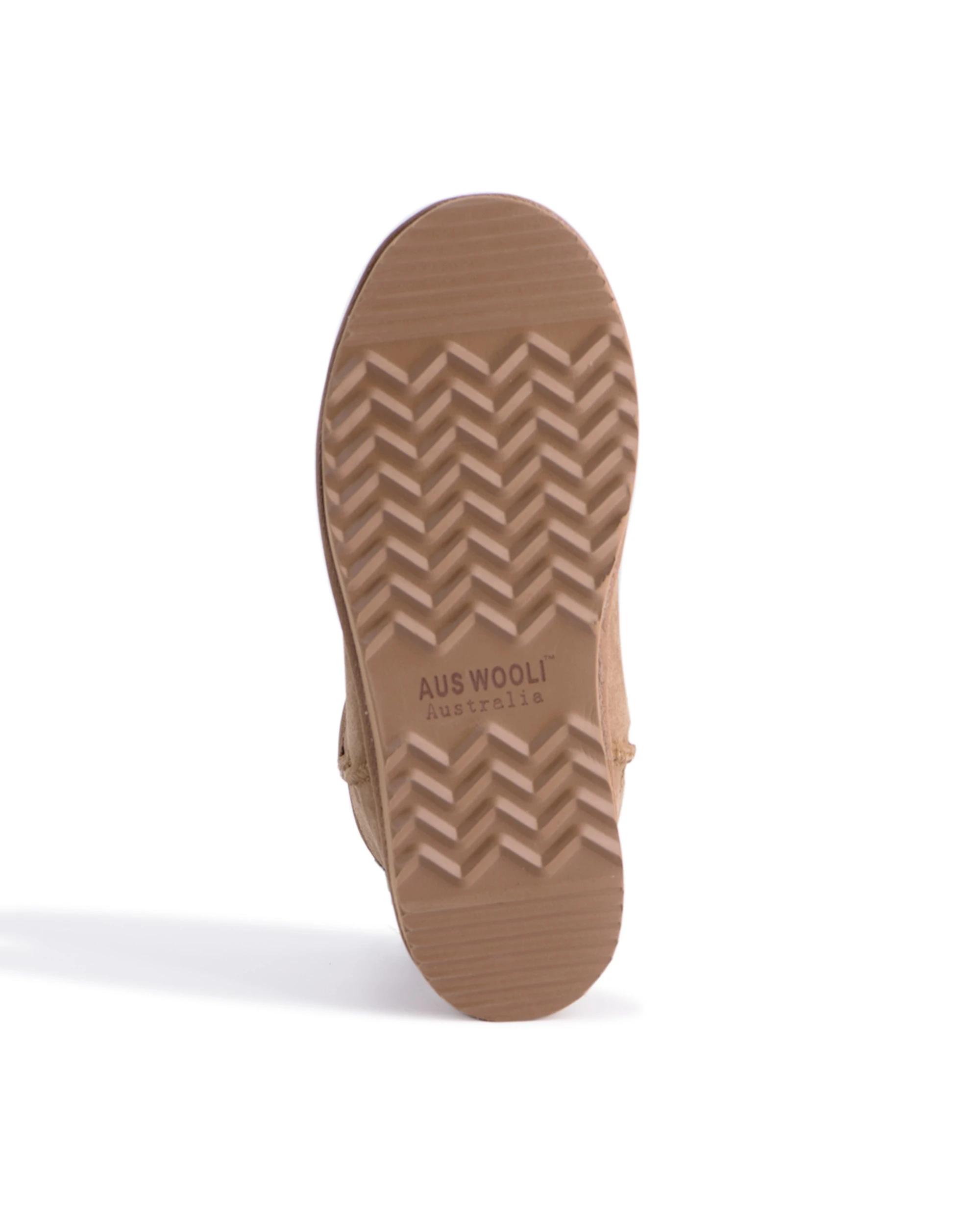 7 AUS WOOLI UGG Short Sheepskin Ankle Boots TAN, 7 of 8