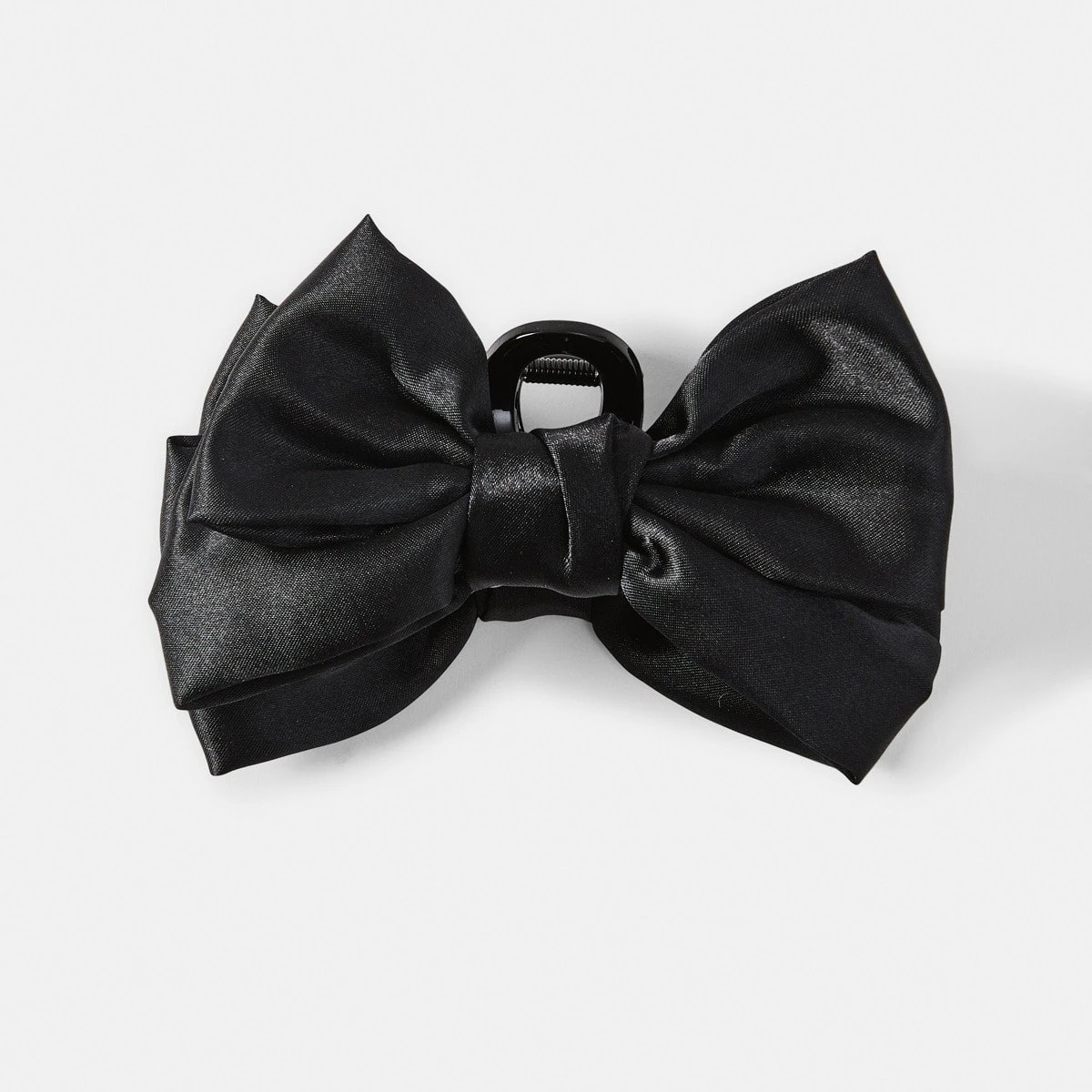 2 Black Fabric Bow Claw Hair Clip, 2 of 4