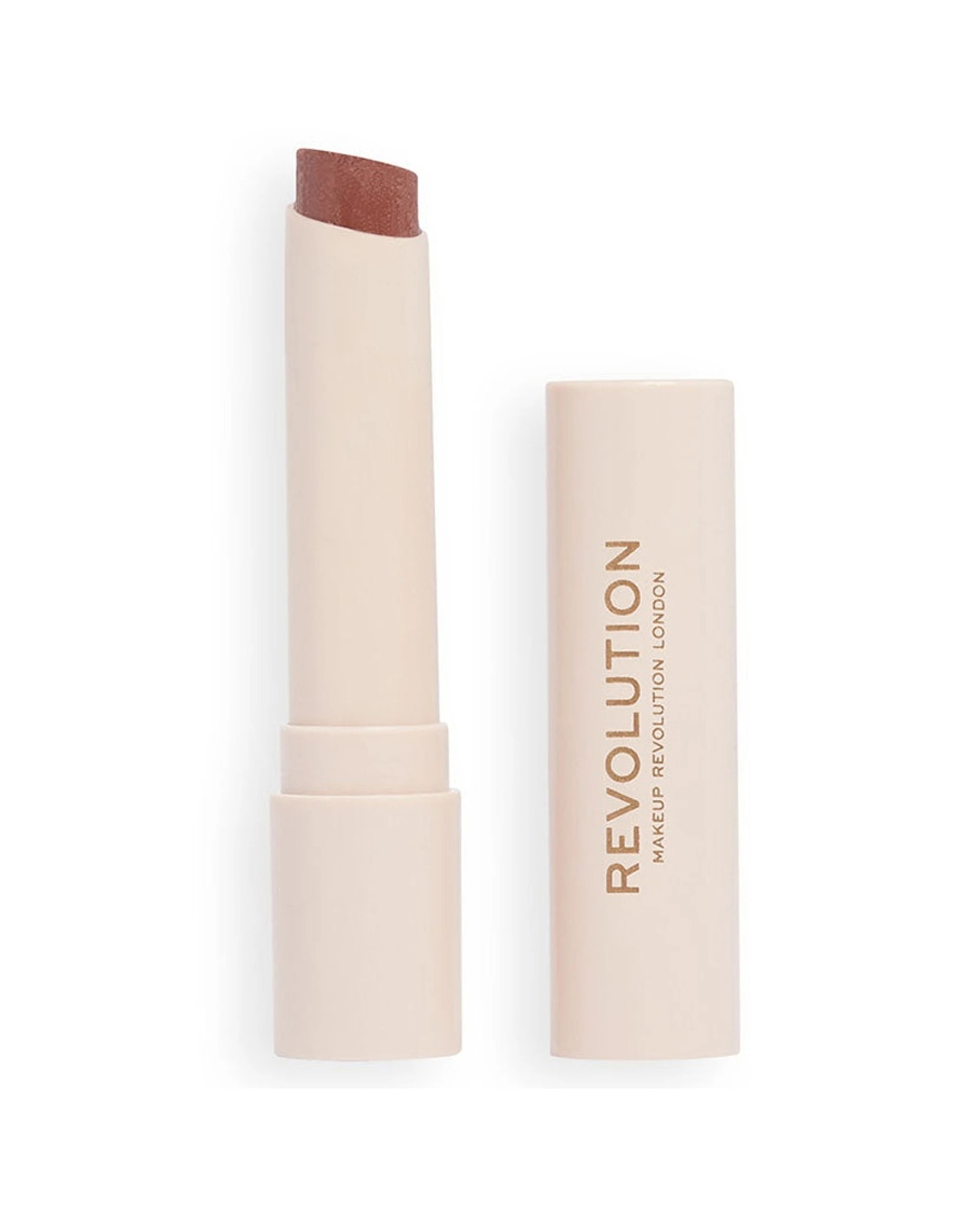 1 Revolution Beauty Pout Lip Balm Mocha Shine Hydrating Plumping Gloss, 1 of 1