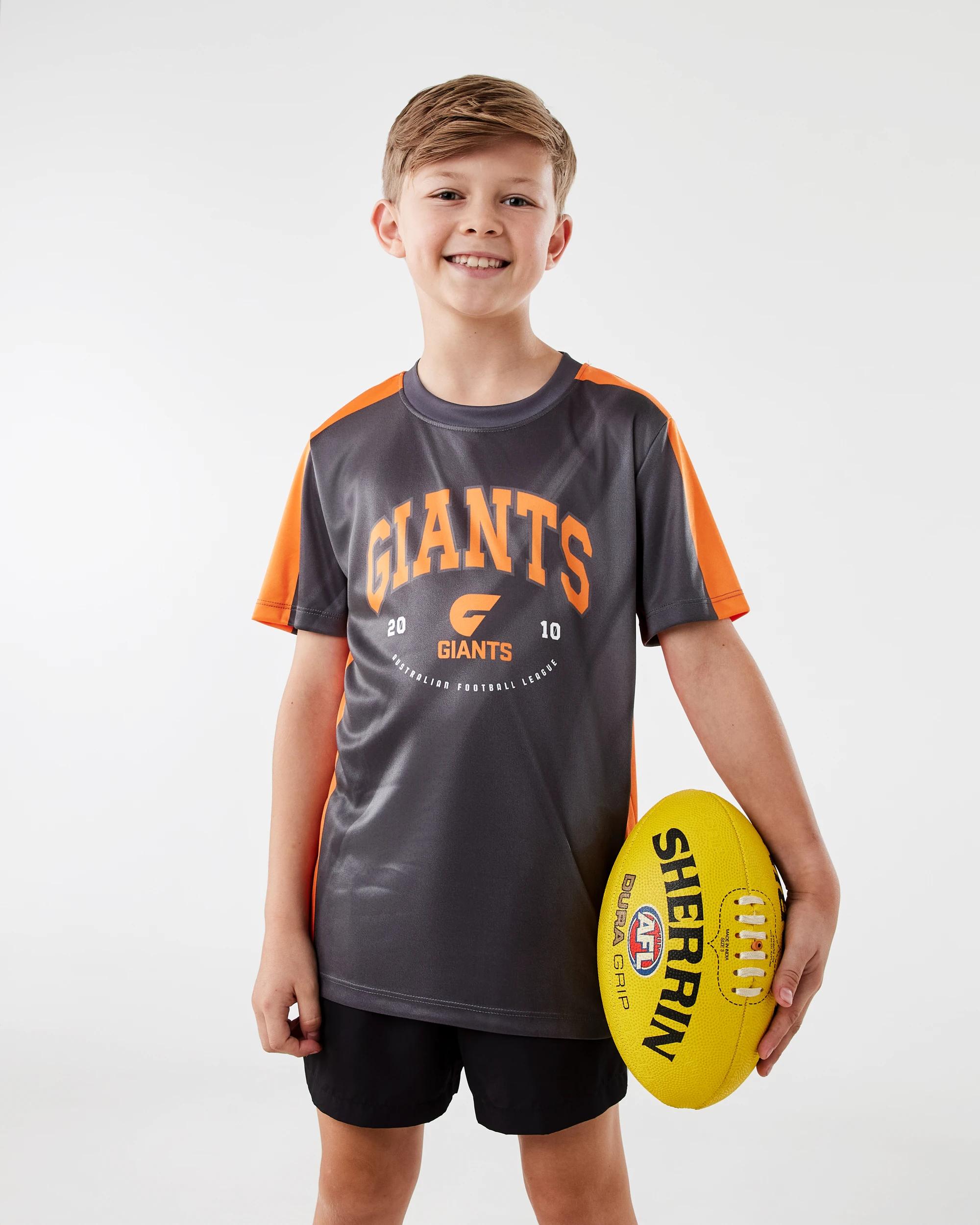 8 Official AFL Youth Training T-shirt Gws Giants, 8 of 8