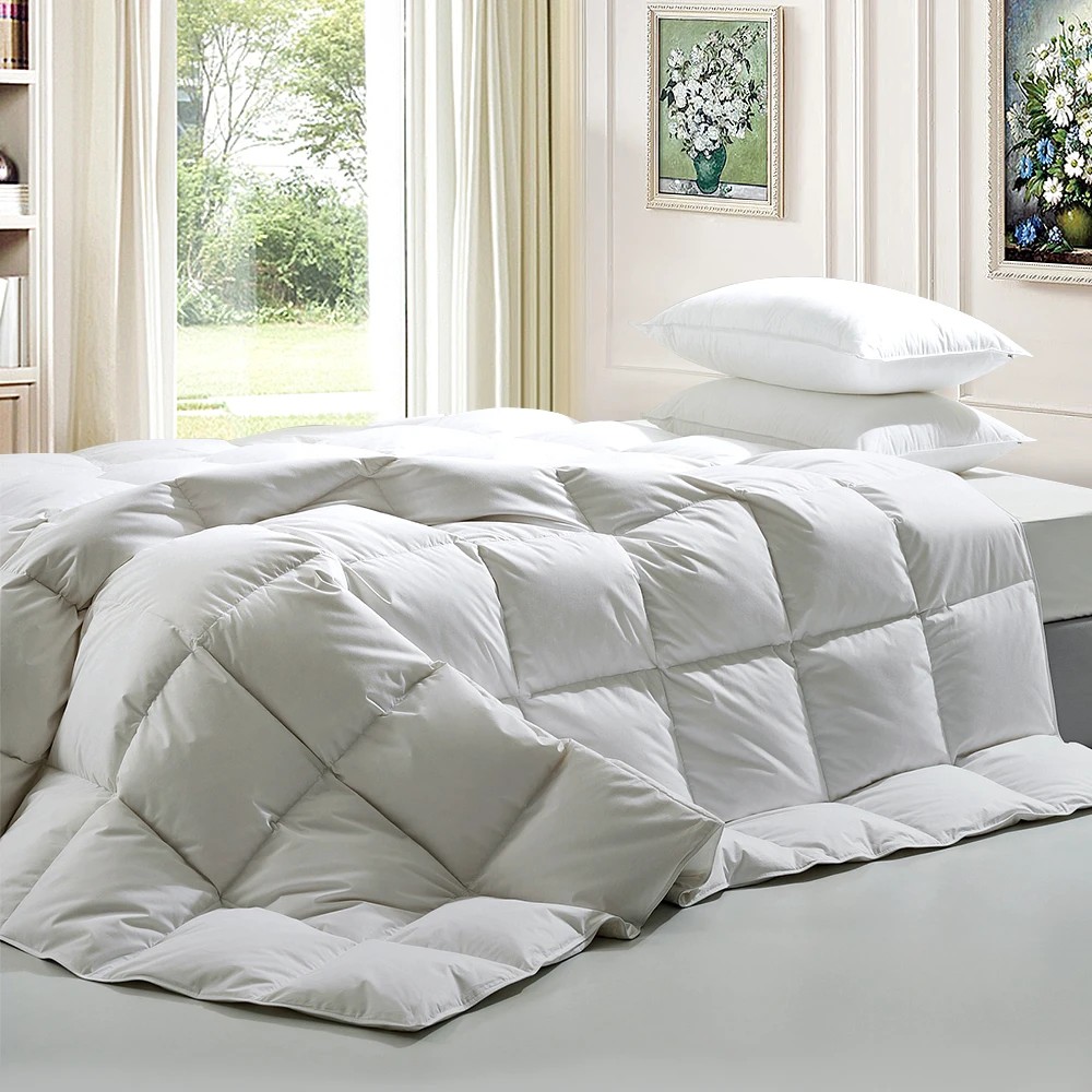 3 ZUNI Natural Bamboo Quilt 200GSM Duvet Doona Winter Summer Quilt King - White, 3 of 3
