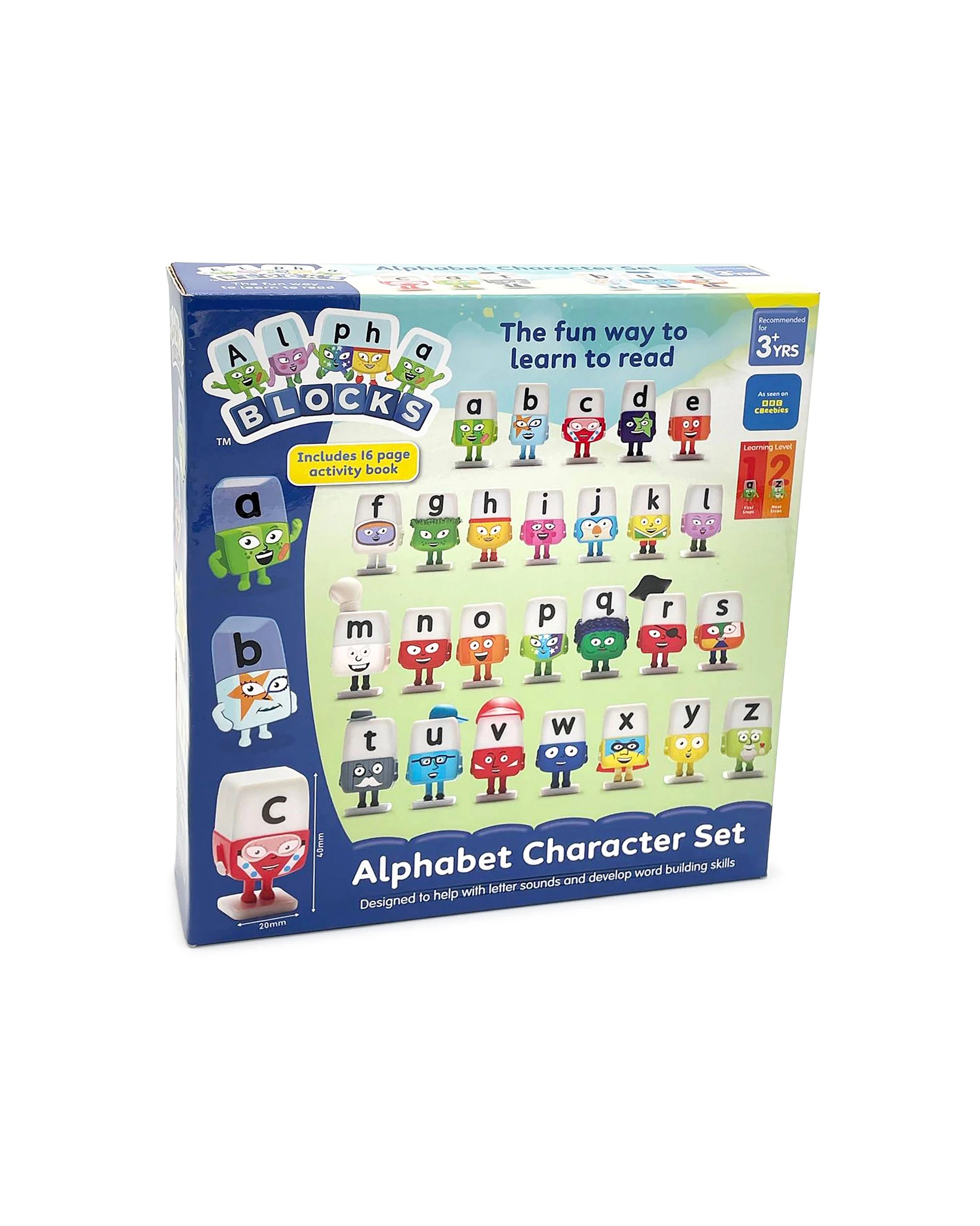 1 Alphablocks - Character Set, Kids Activity Game, Learning Resource, Ages 3+, 1 of 7