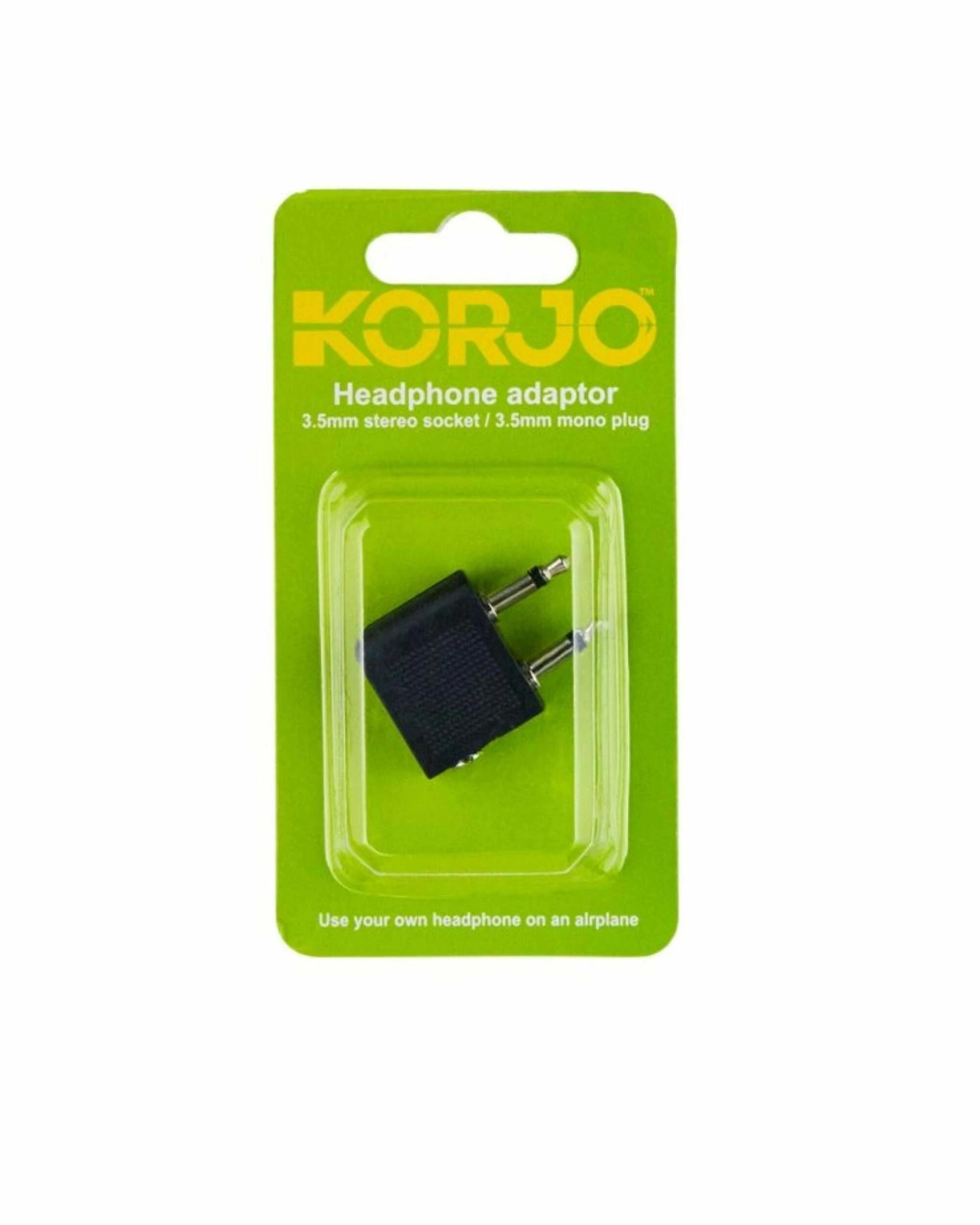 2 Korjo Headphone Adaptor - 3.5mm - Black, 2 of 2