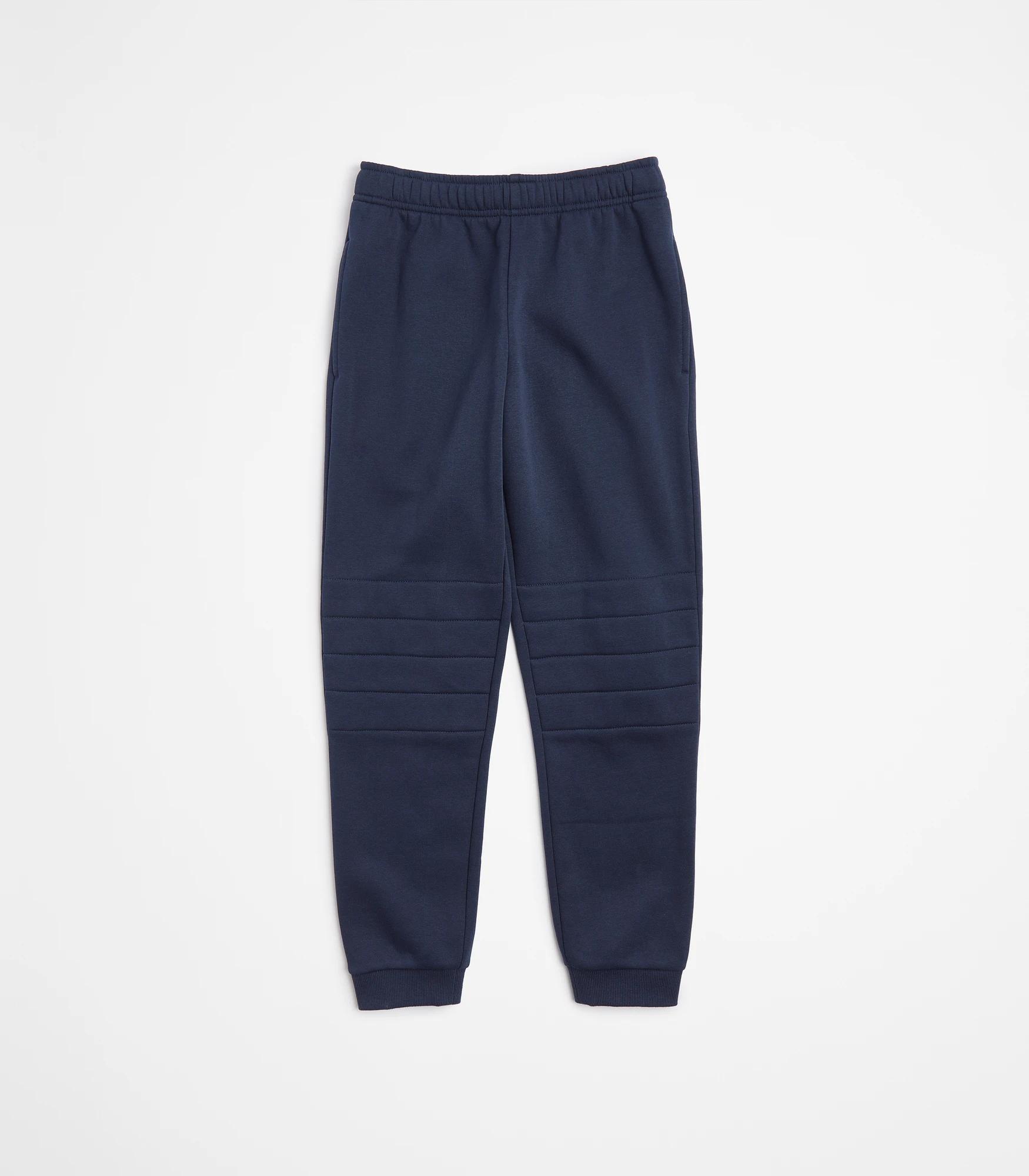 1 Target Youth School Double Knee Trackpants — Fleece-lined, Bottle Green (7-8) NAVY BLUE, 1 of 3