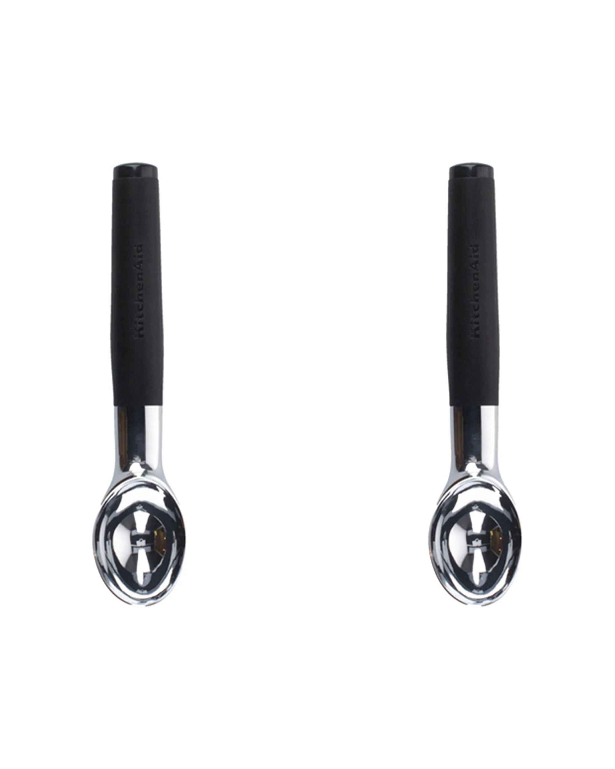 1 KitchenAid 2PK Ice Scoop Silicone Handle Dishwasher Safe 22cm - Black, 1 of 5