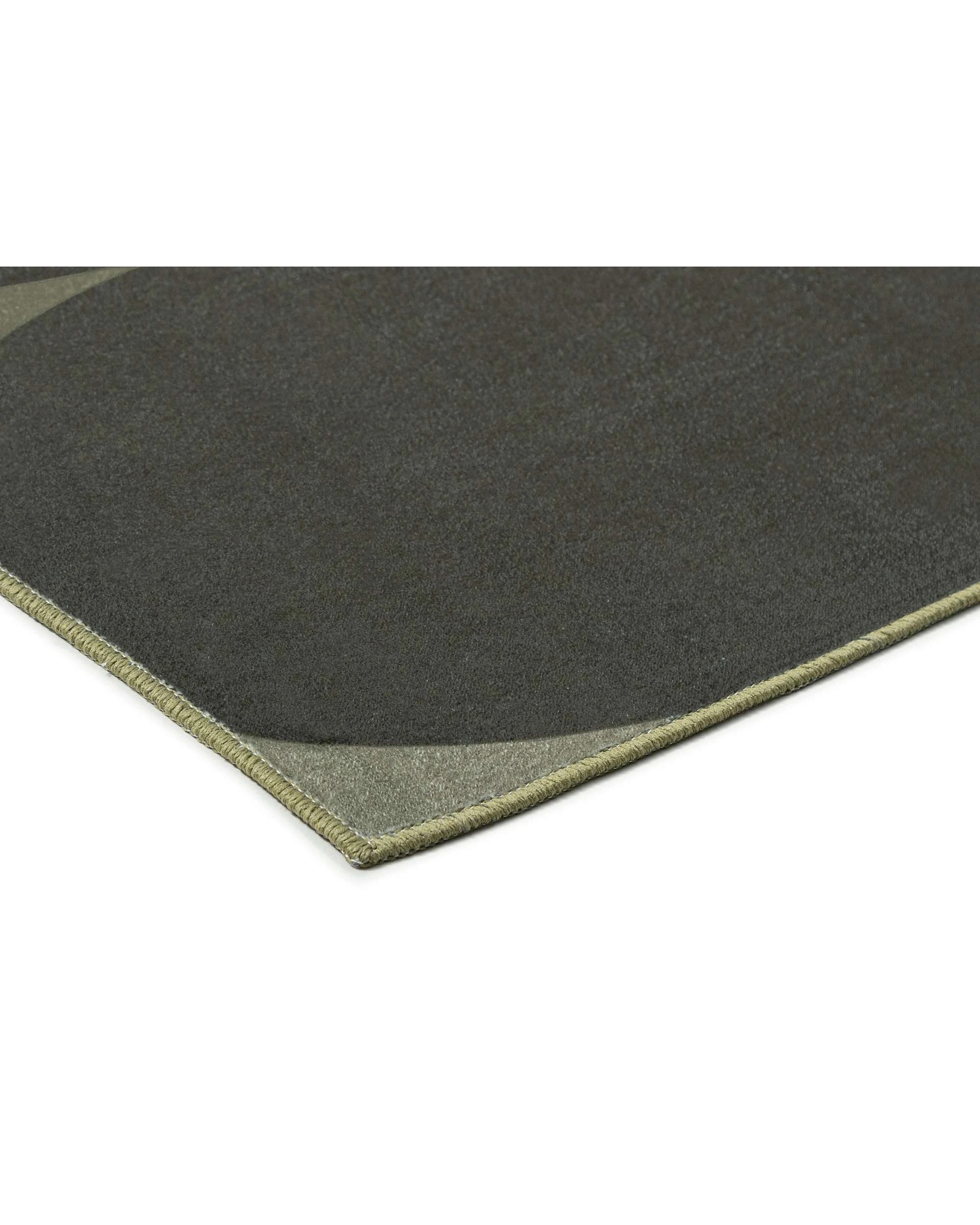 4 Loopsie Inuya Printed Dark Washable Rug - Green, 4 of 8