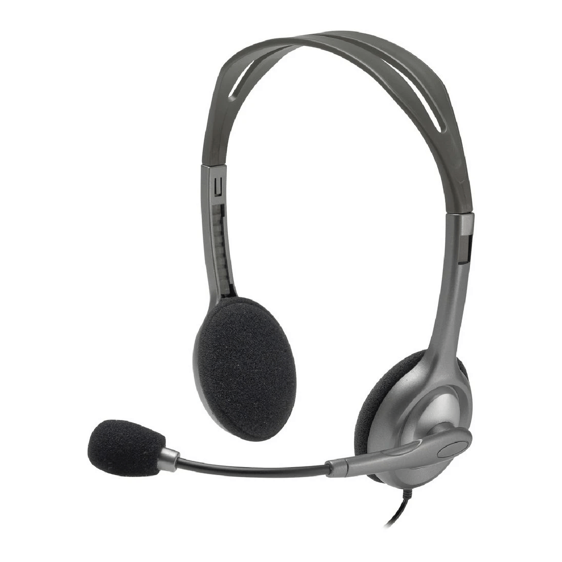 1 Logitech On-ear Headset Silver H110, 1 of 1