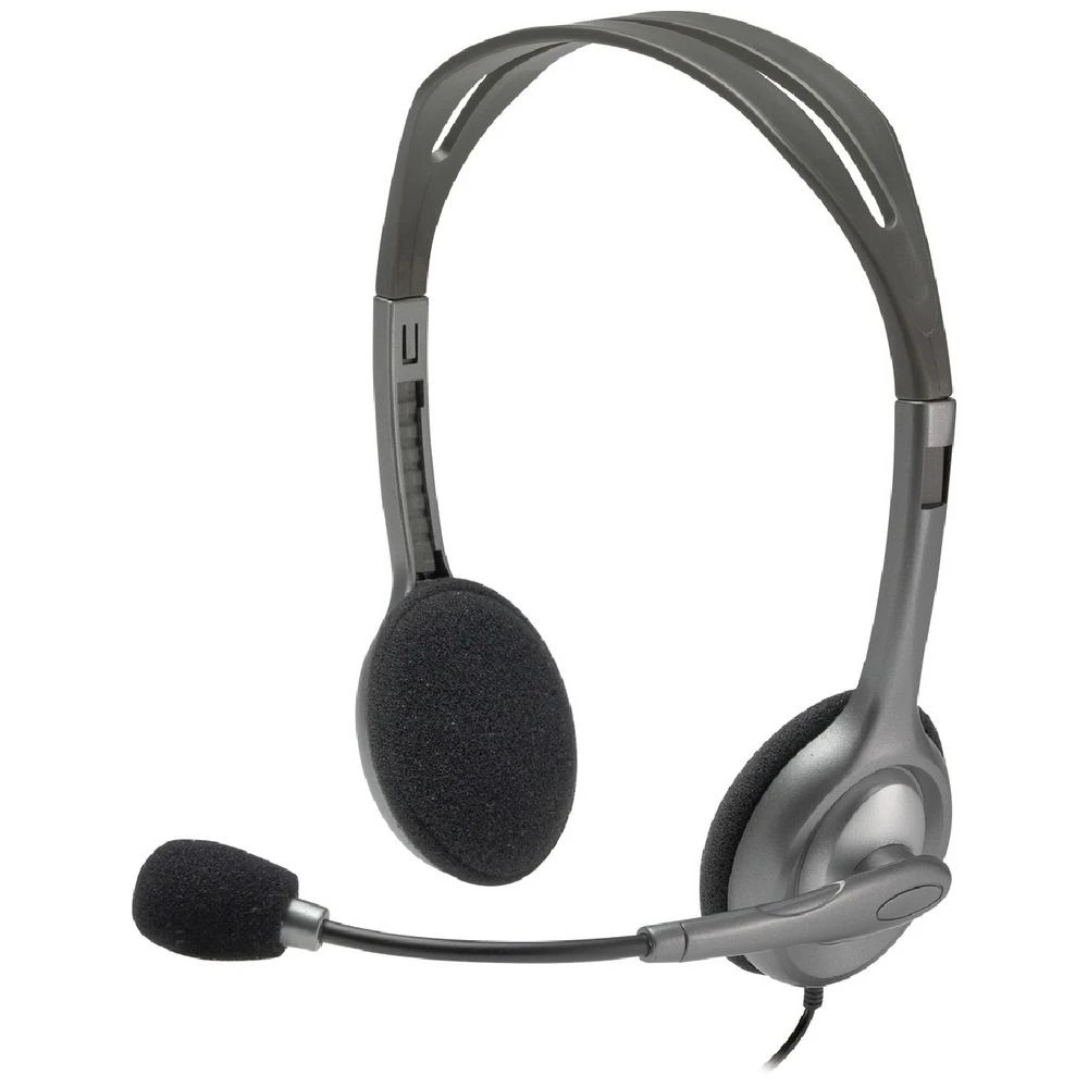 1 Logitech On-ear Headset Silver H110, 1 of 1