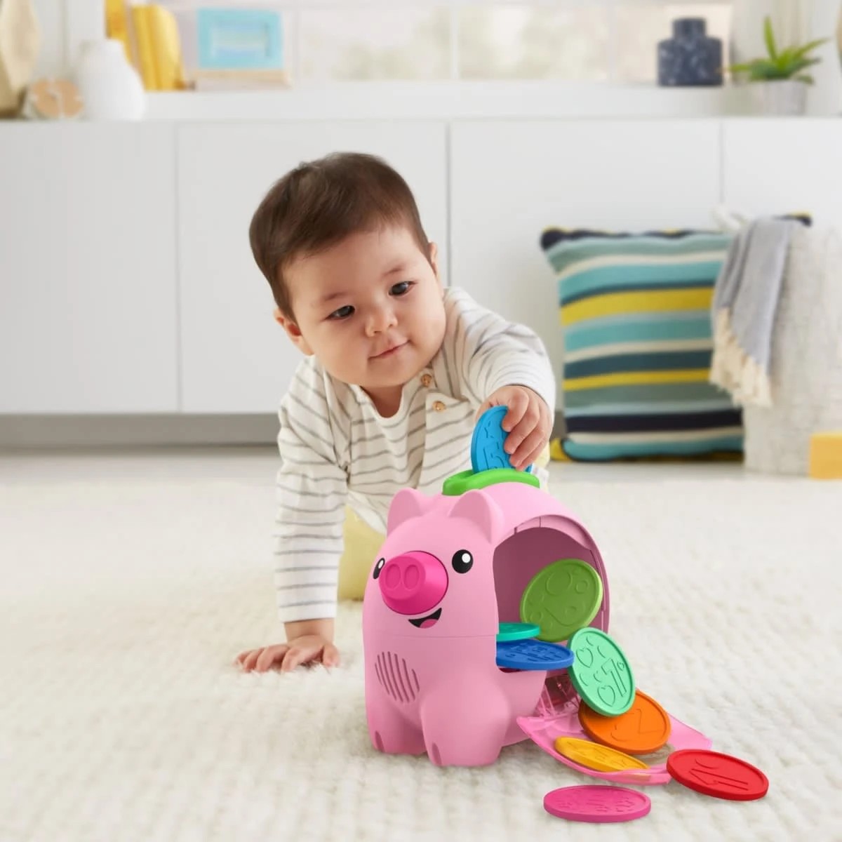 8 Fisher-Price Laugh and Learn Count and Rumble Piggy Bank, 8 of 8