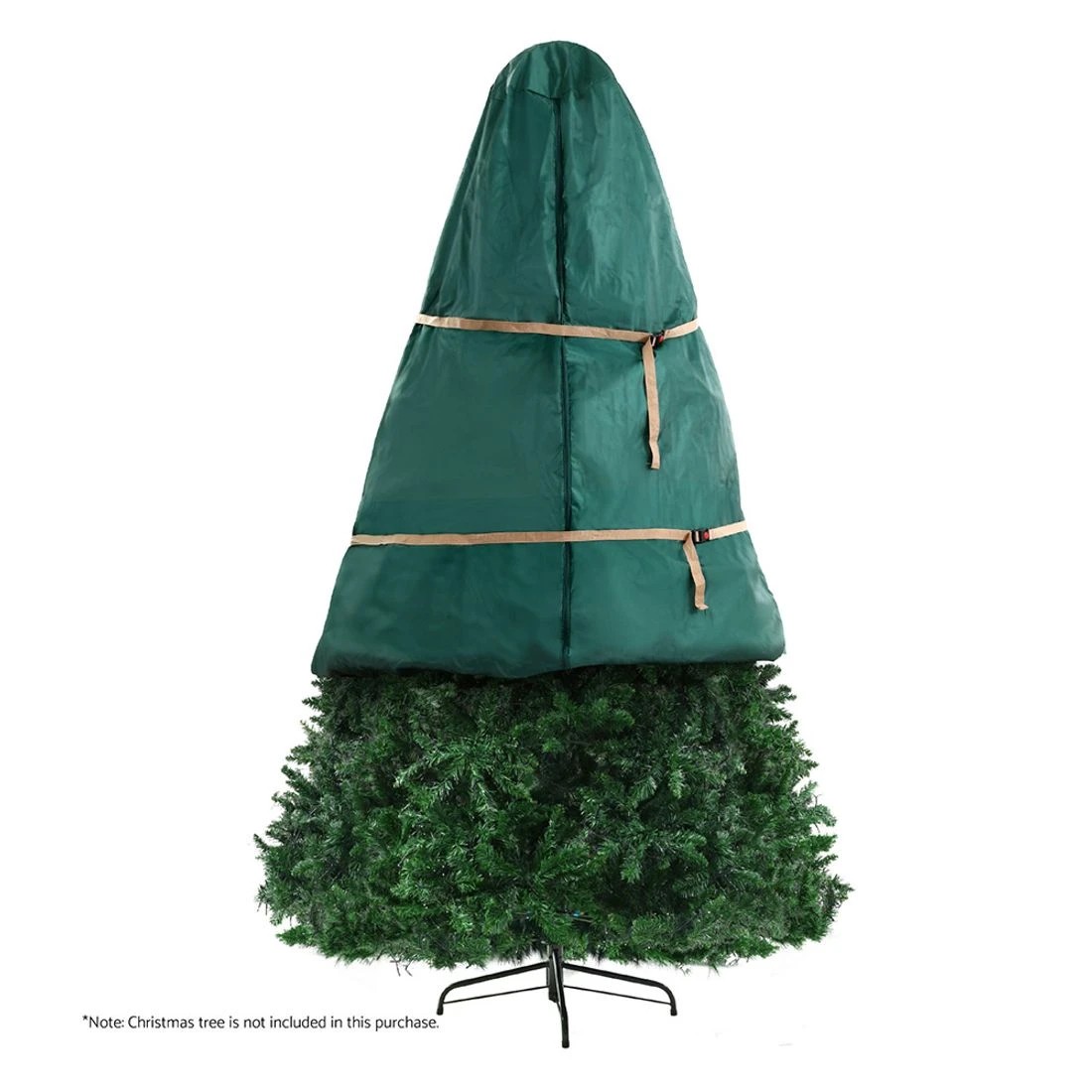 3 Jingle Jollys Christmas Tree Storage Bag Fits Up to 9ft Tree Xmas Bag - Green, 3 of 6