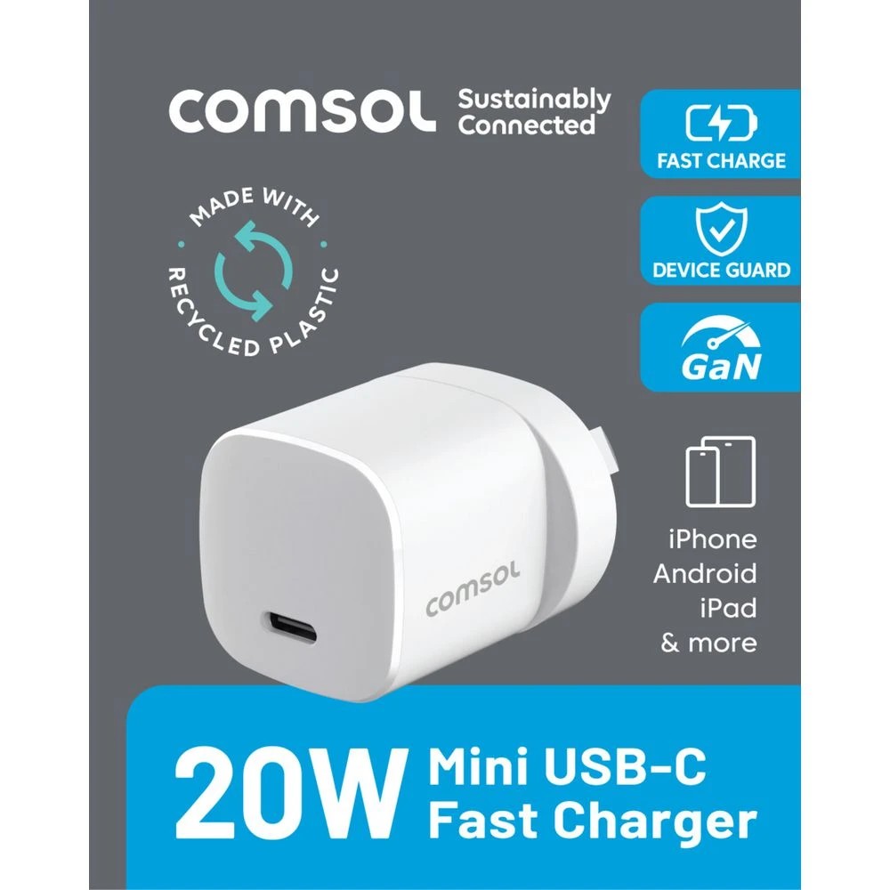 2 Comsol 20W USB-C Mini Charger, 2 of 5