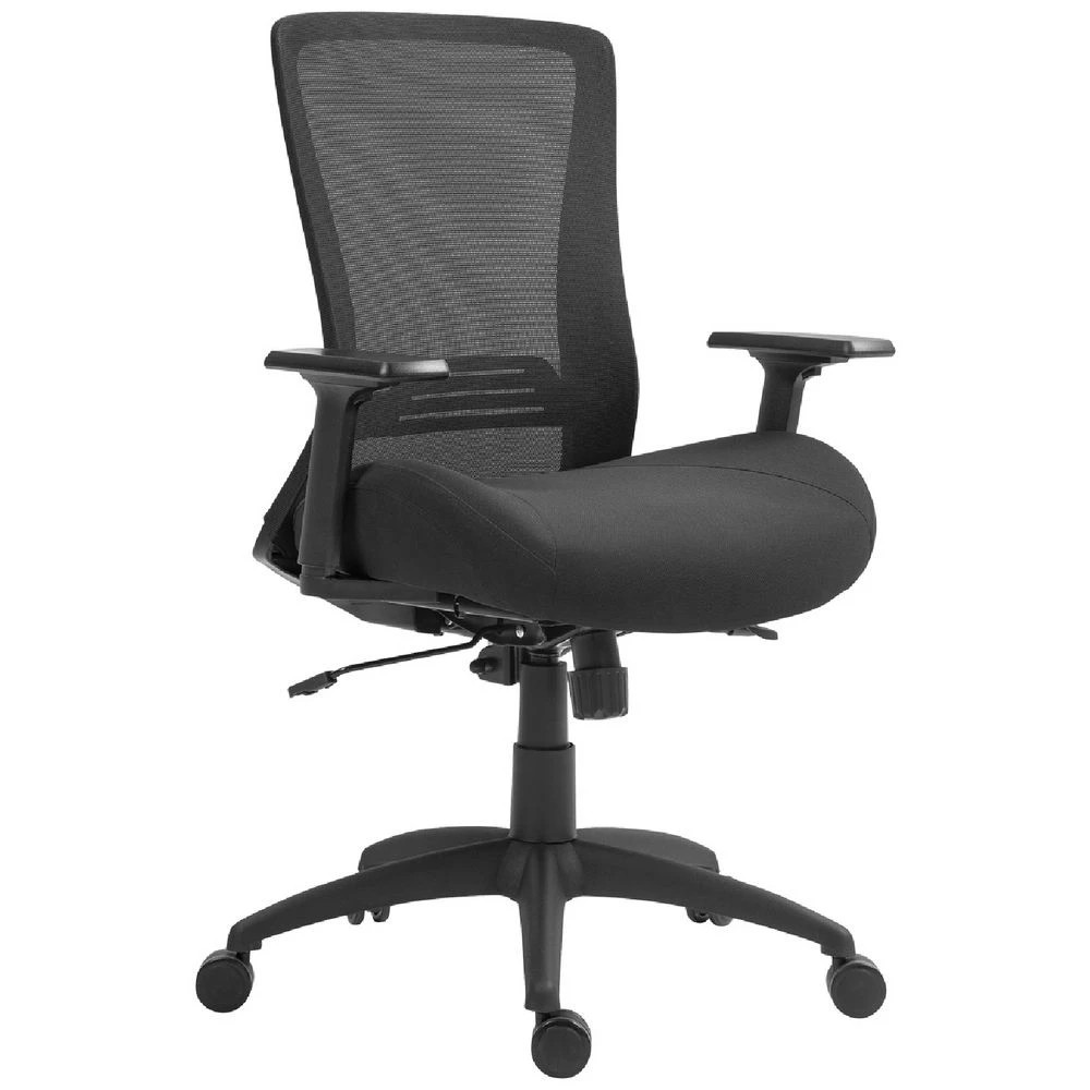 1 J.Burrows Birmingham 180Kg Chair Black Ergonomic Chairs and Desk Chairs, 1 of 10