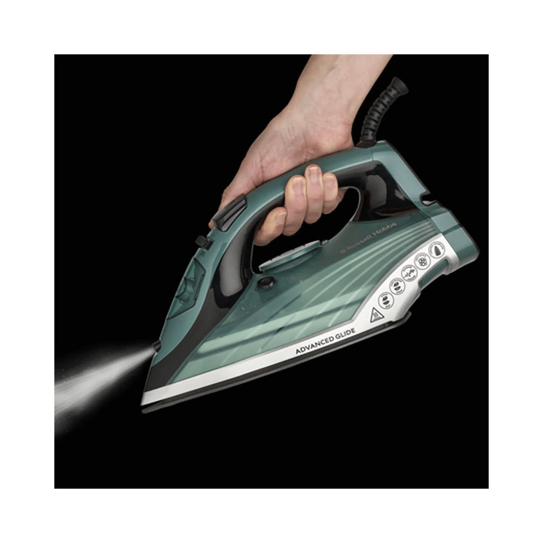 6 Russell Hobbs Rhc280 Advanced Glide 330ml/2400w Ceramic Iron Clothes/garment
 - Green, 6 of 7