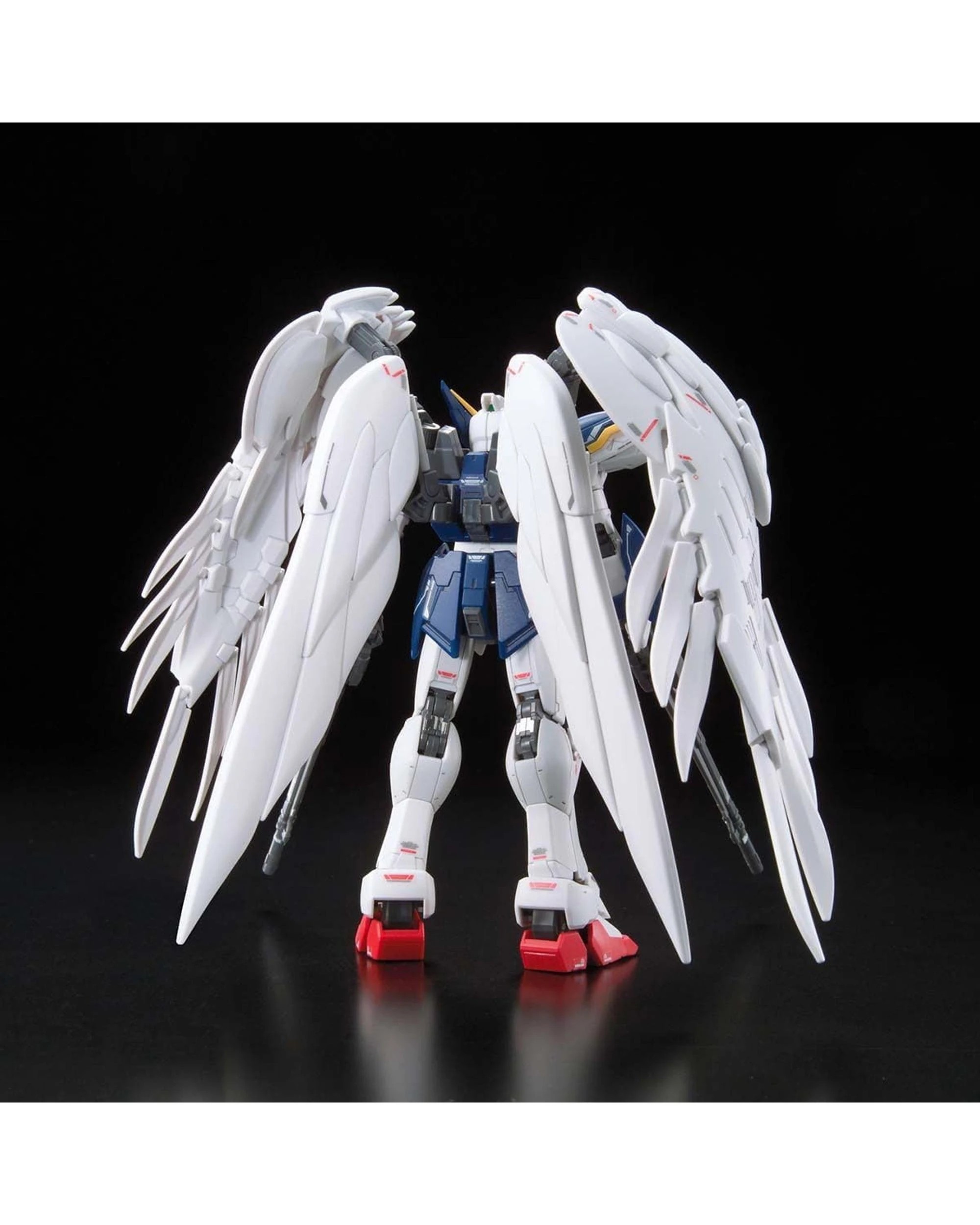 4 Bandai Gundam XXXG-00W0 Wing Zero EW RG 1/144 Model Kit, 4 of 5