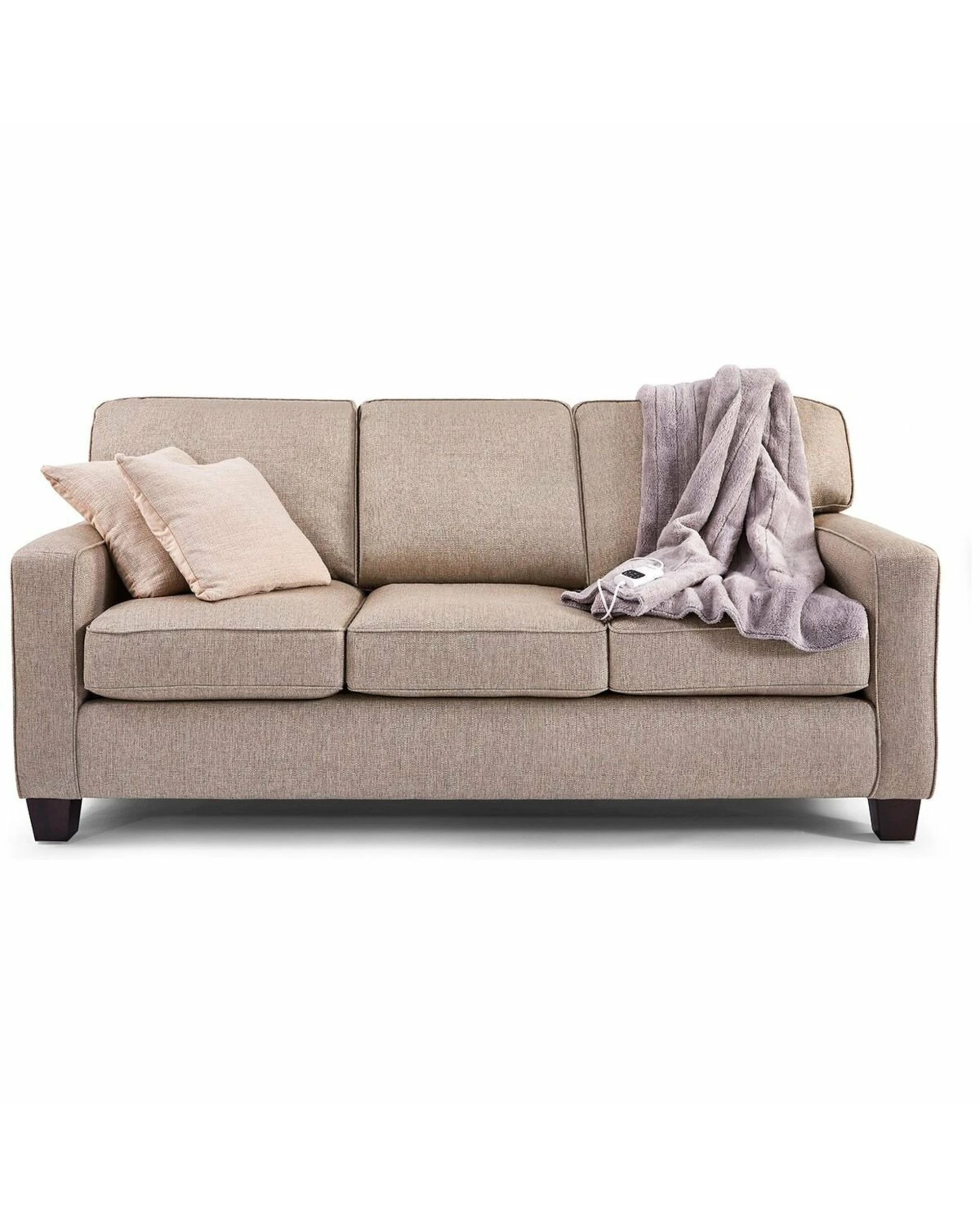 4 Sunbeam Feel Perfect Cosy Sherpa Fleece Heated Throw, 4 of 5