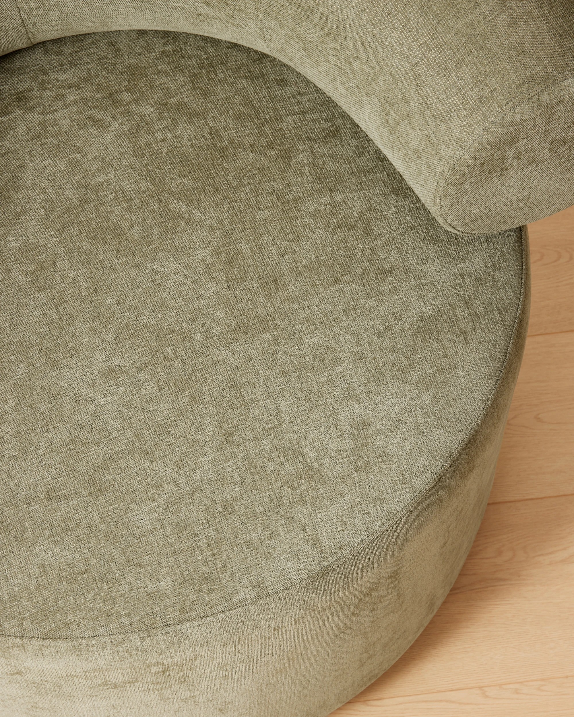 7 Halo Swivel Round Chair - Green, 7 of 9