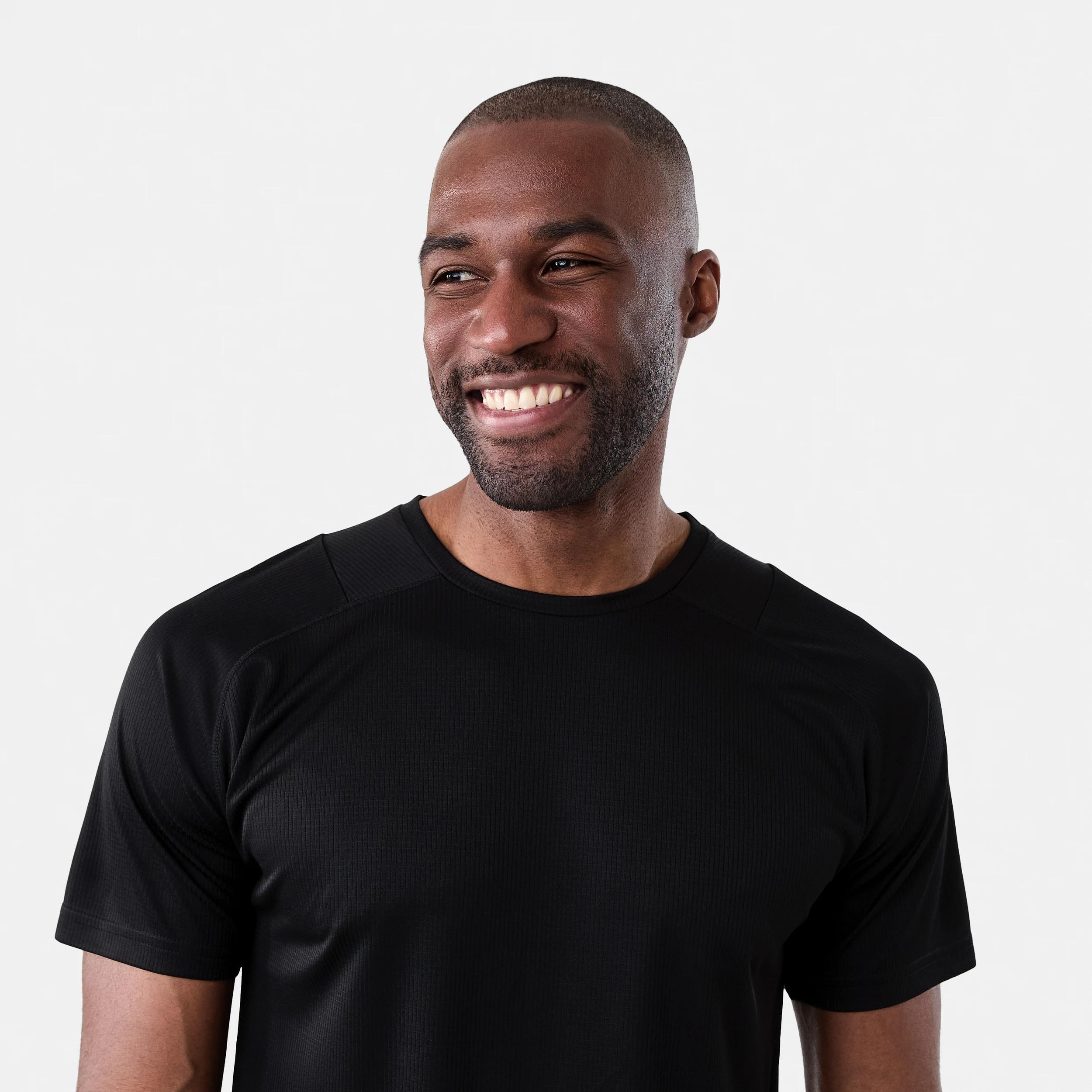 4 Active Mens Performance T-shirt BLACK, 4 of 7