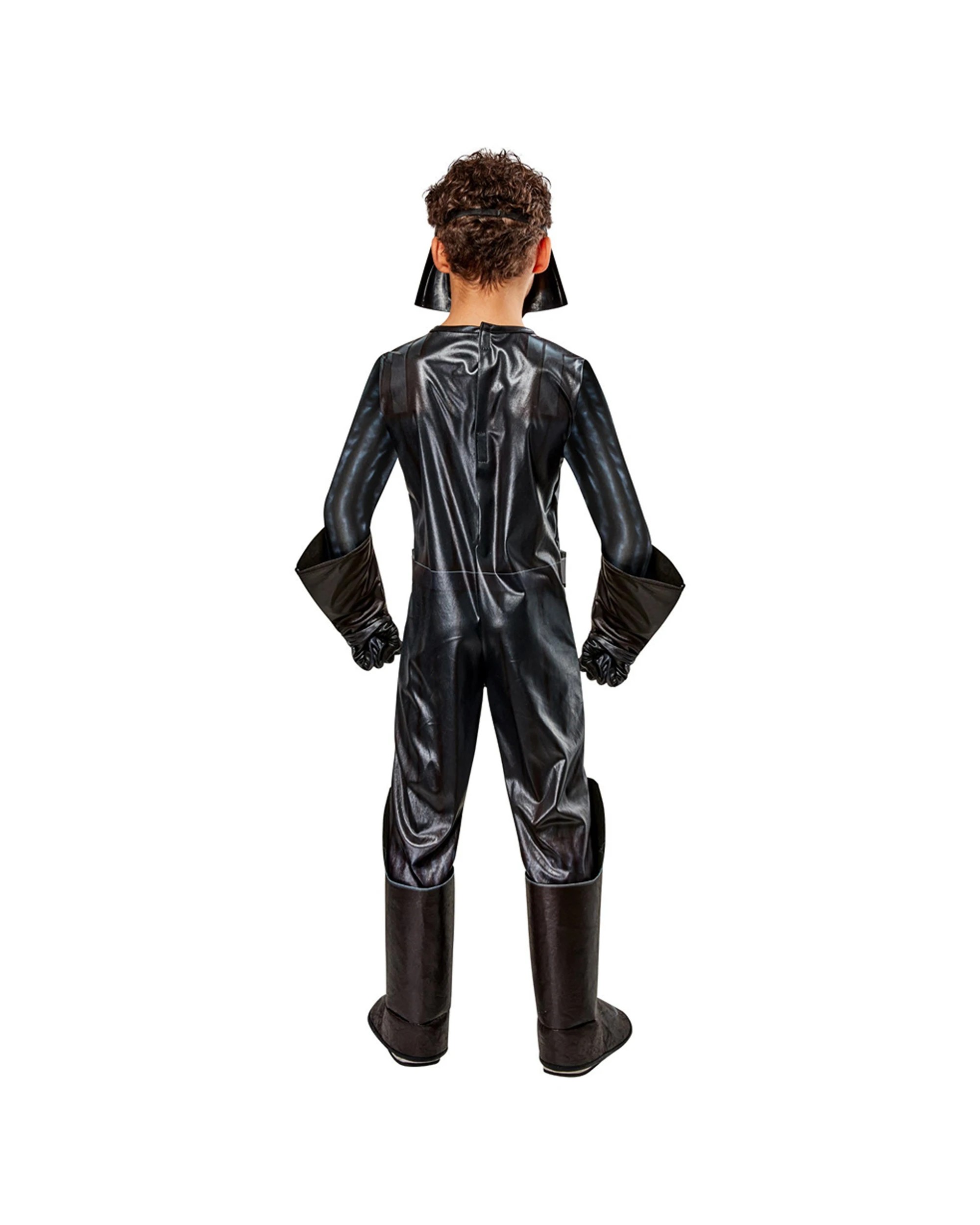 4 Star Wars 5pc Darth Vader Premium Costume Kids Jumpsuit Mask Gloves Cape XXS - Black, 4 of 4