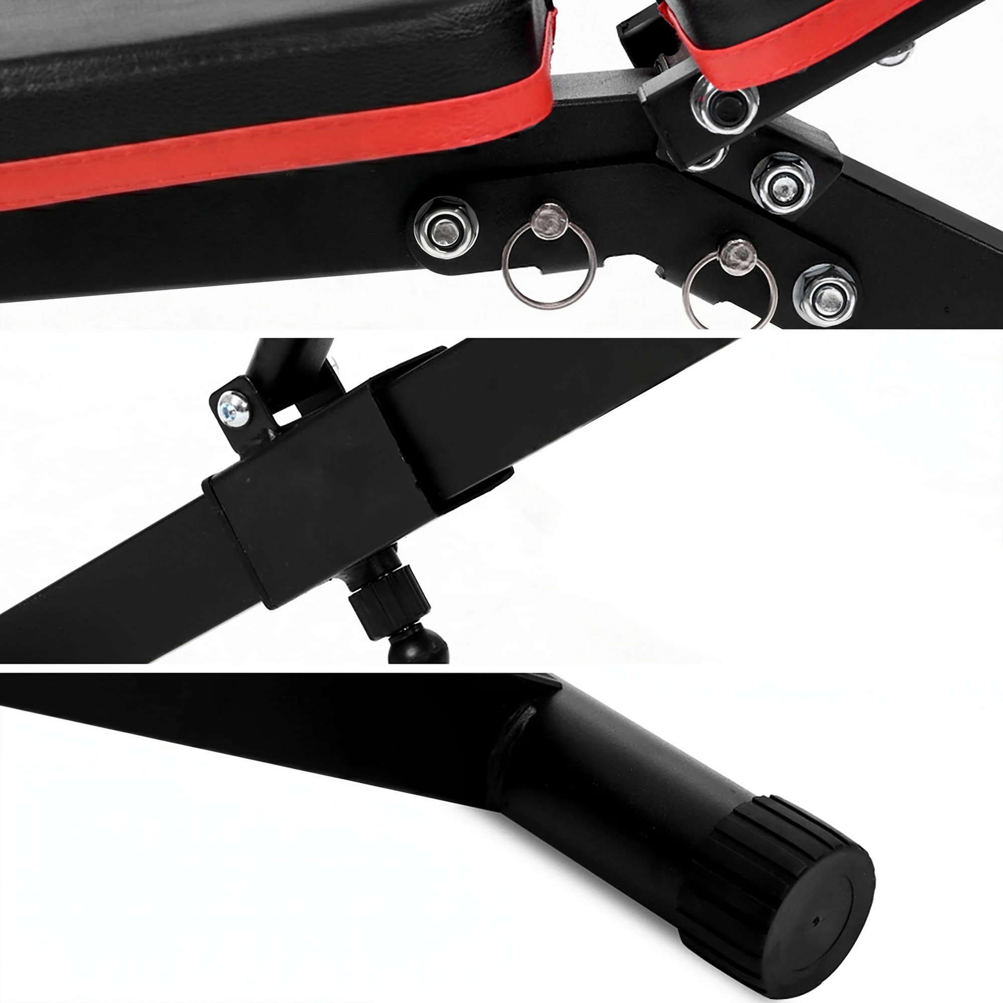 7 Everfit Weight Bench Adjustable FID Bench Press Home Gym 150kg - Black, 7 of 9