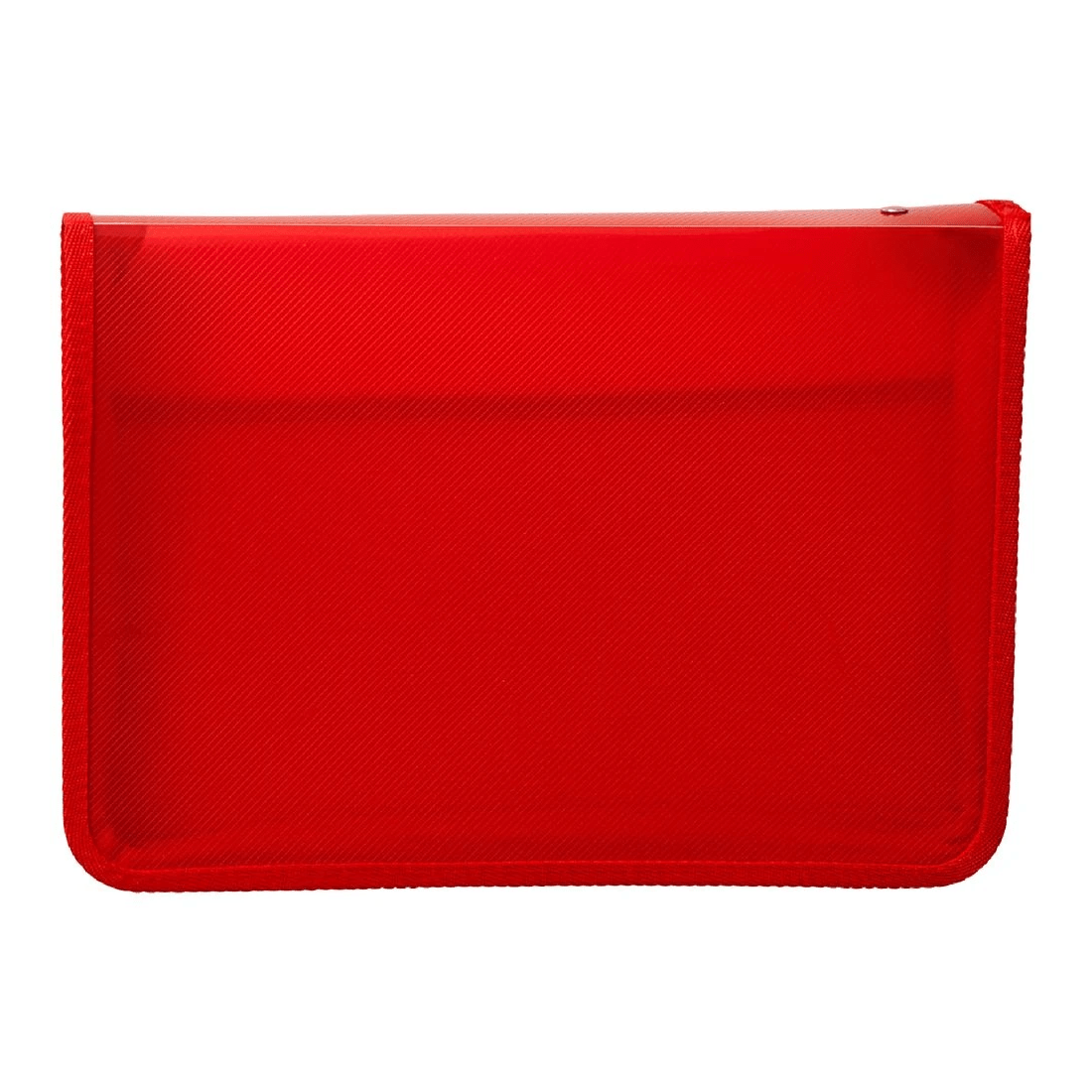 1 Ausinc A4 Zipped Document Folder Red, 1 of 7