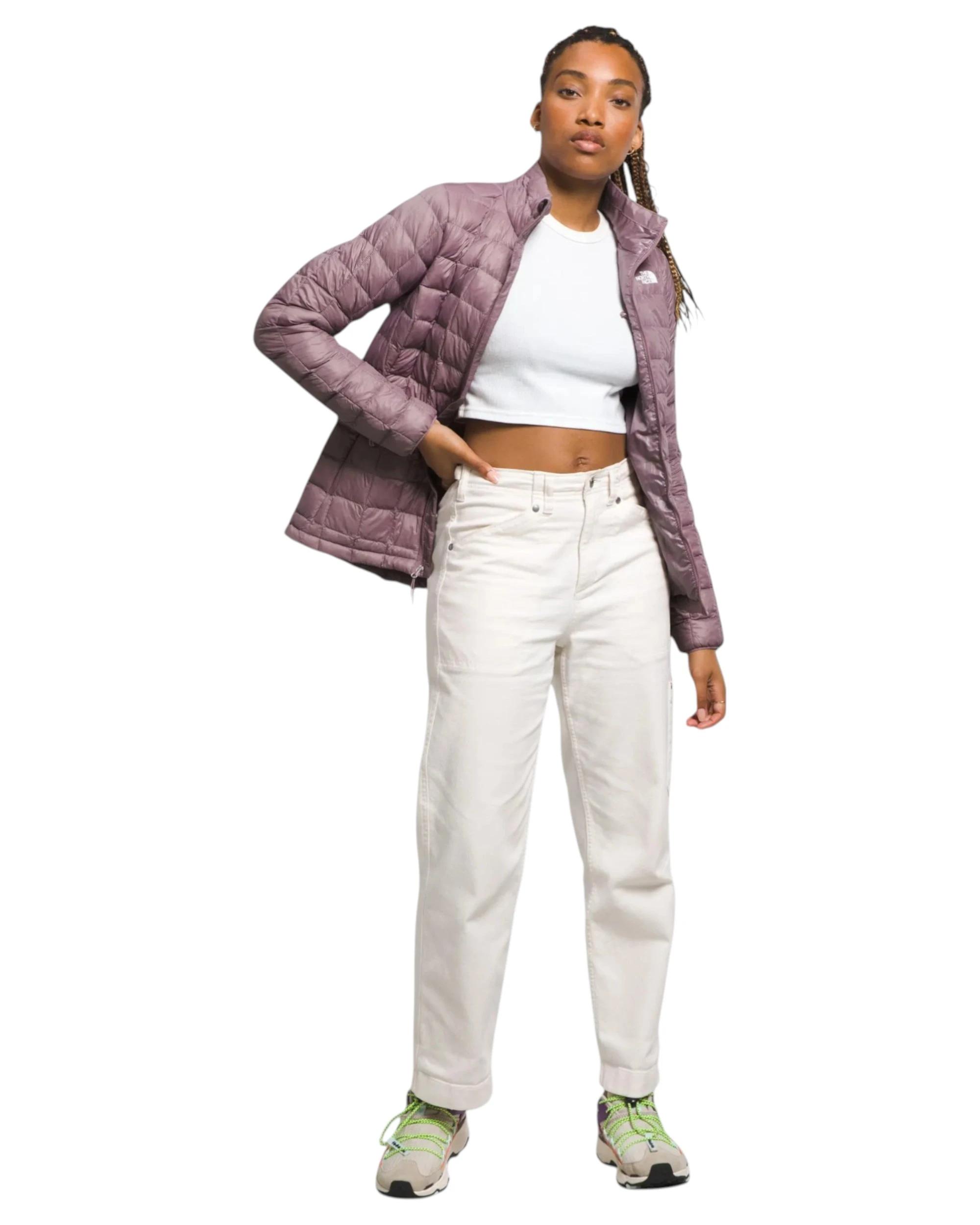 4 The North Face Womens Thermoball Eco 2.0 Fawn Grey Jacket FAWN GREY, 4 of 5