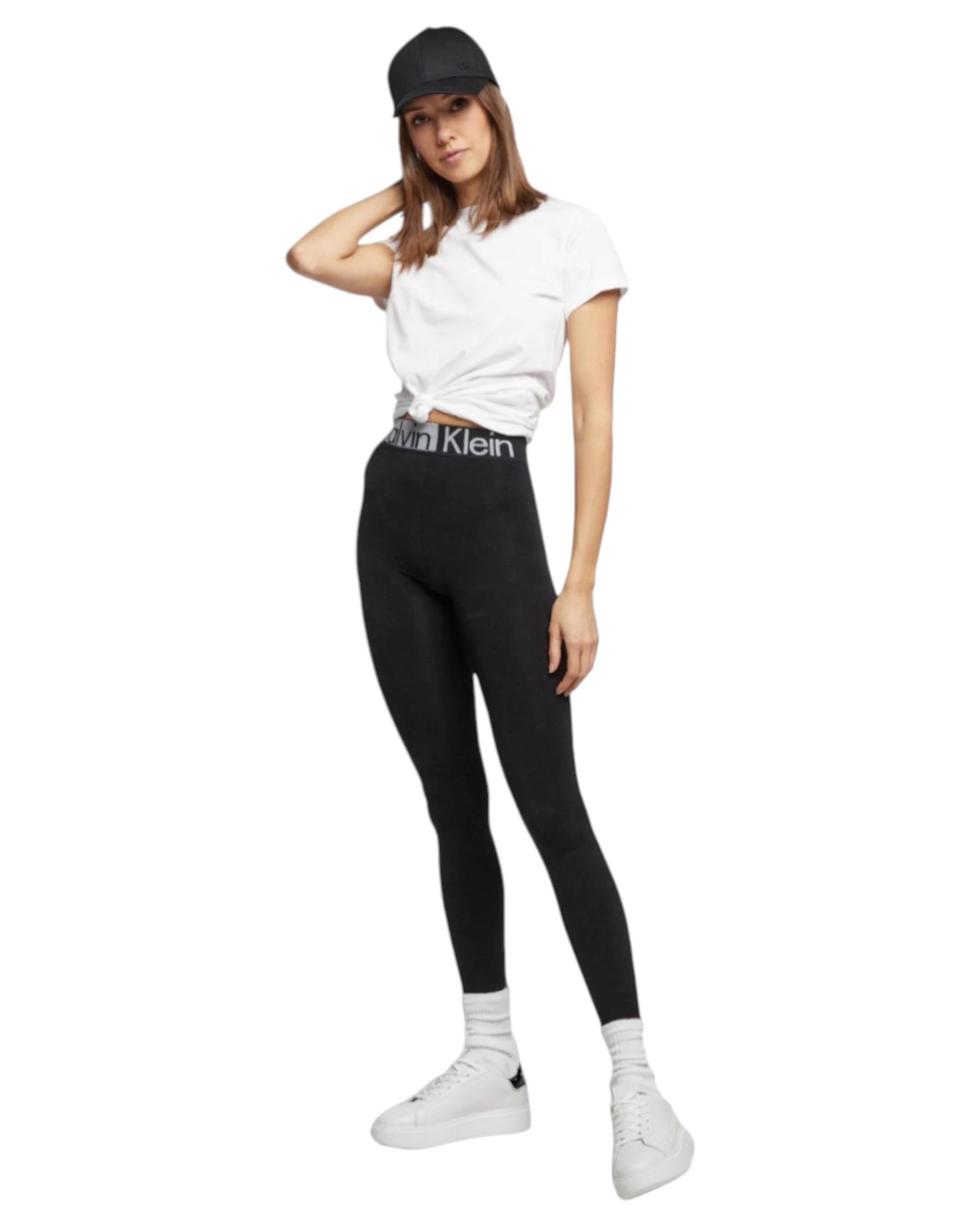 2 Calvin Klein 10 Pack Womens Black Slim Fit Pull On High Rise Leggings BLACK, 2 of 6