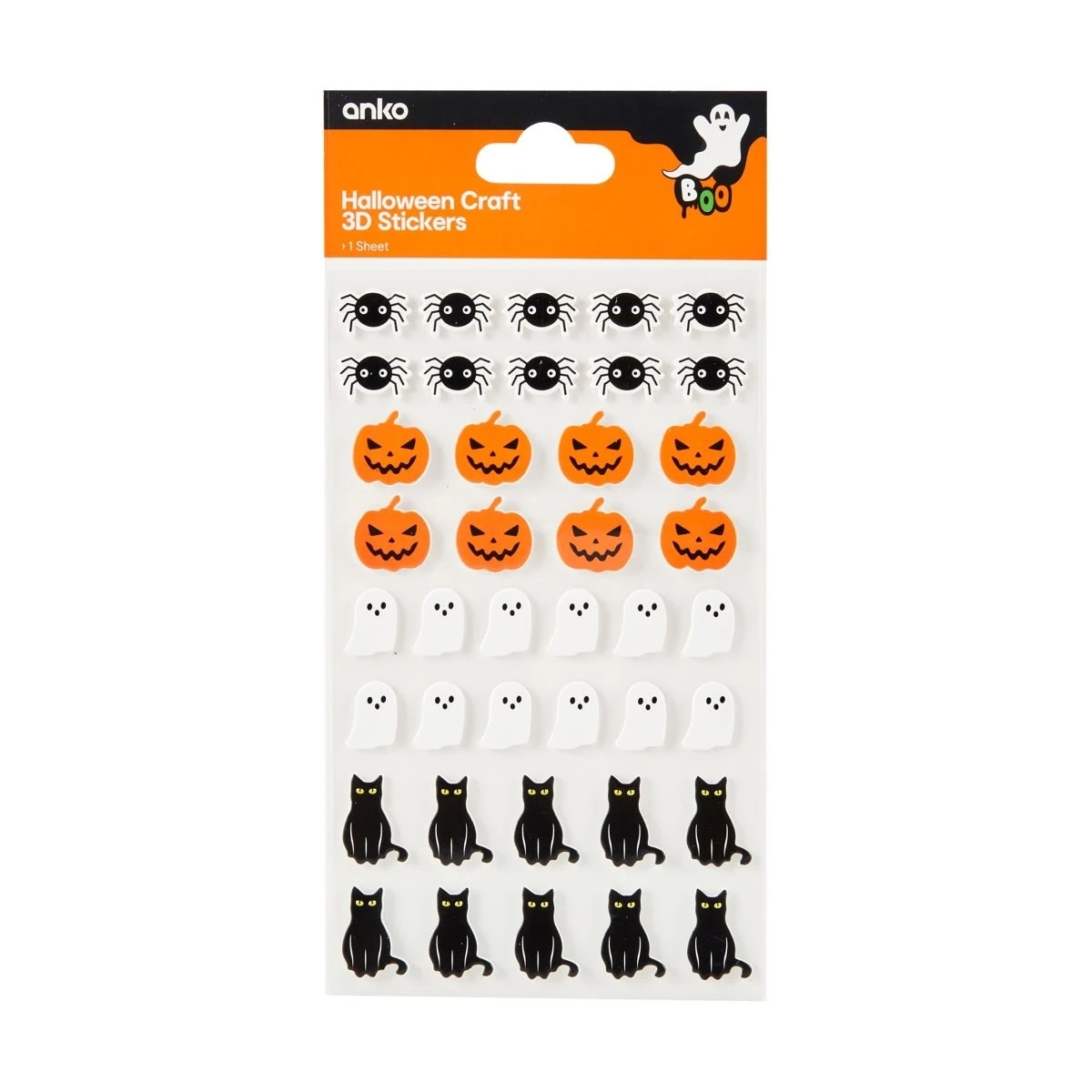 1 Halloween Craft 3D Stickers, 1 of 3