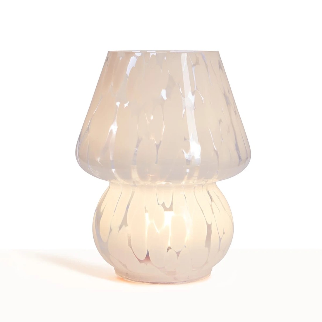 1 Olivia Glass Portable Rechargeable Lamp, 1 of 6