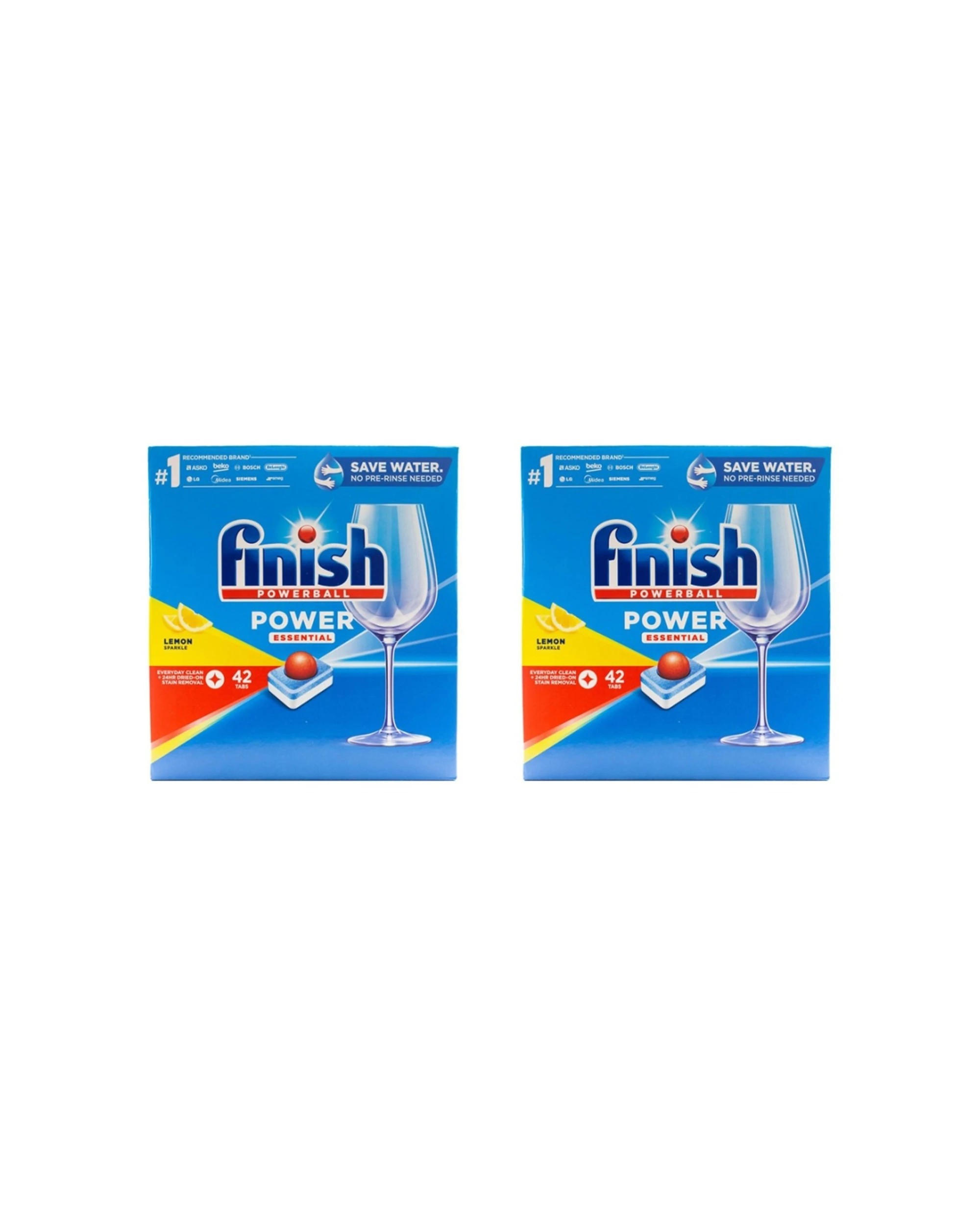 1 Finish Dishwasher Tablets 84pc With Powerball Lemon Sparkle First Time Clean, 1 of 5