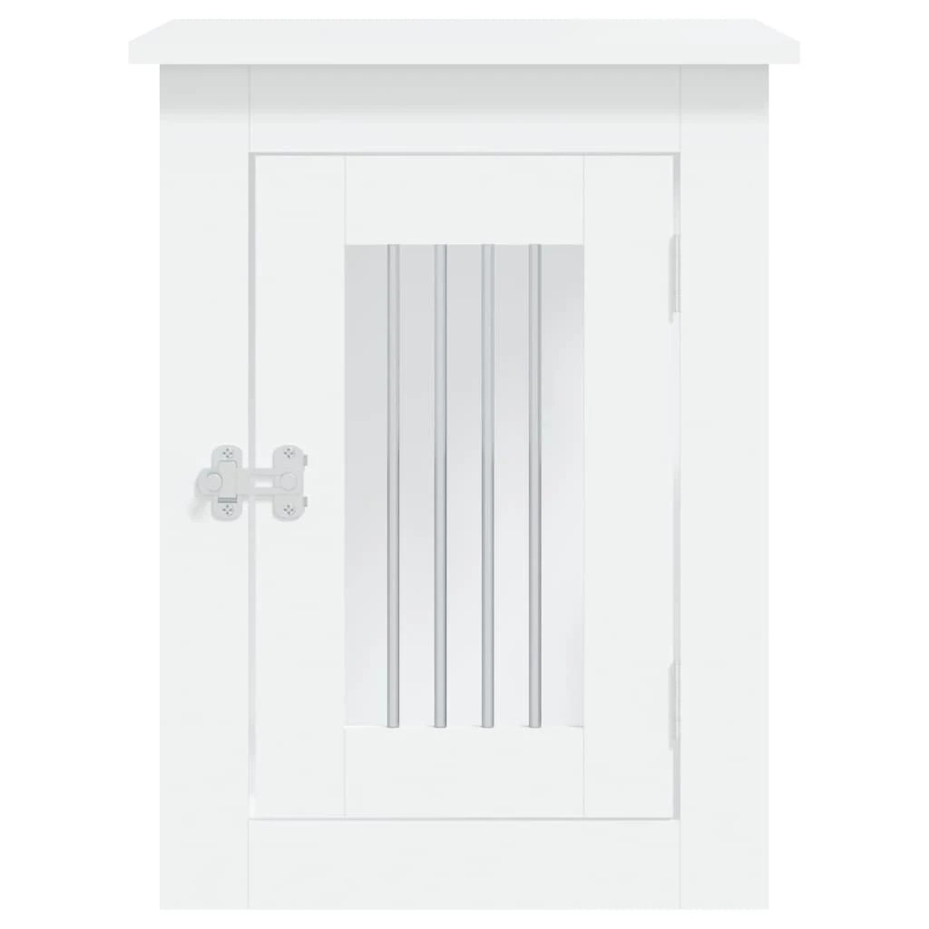 5 vidaXL Dog Crate Furniture Engineered Wood - White, 5 of 8