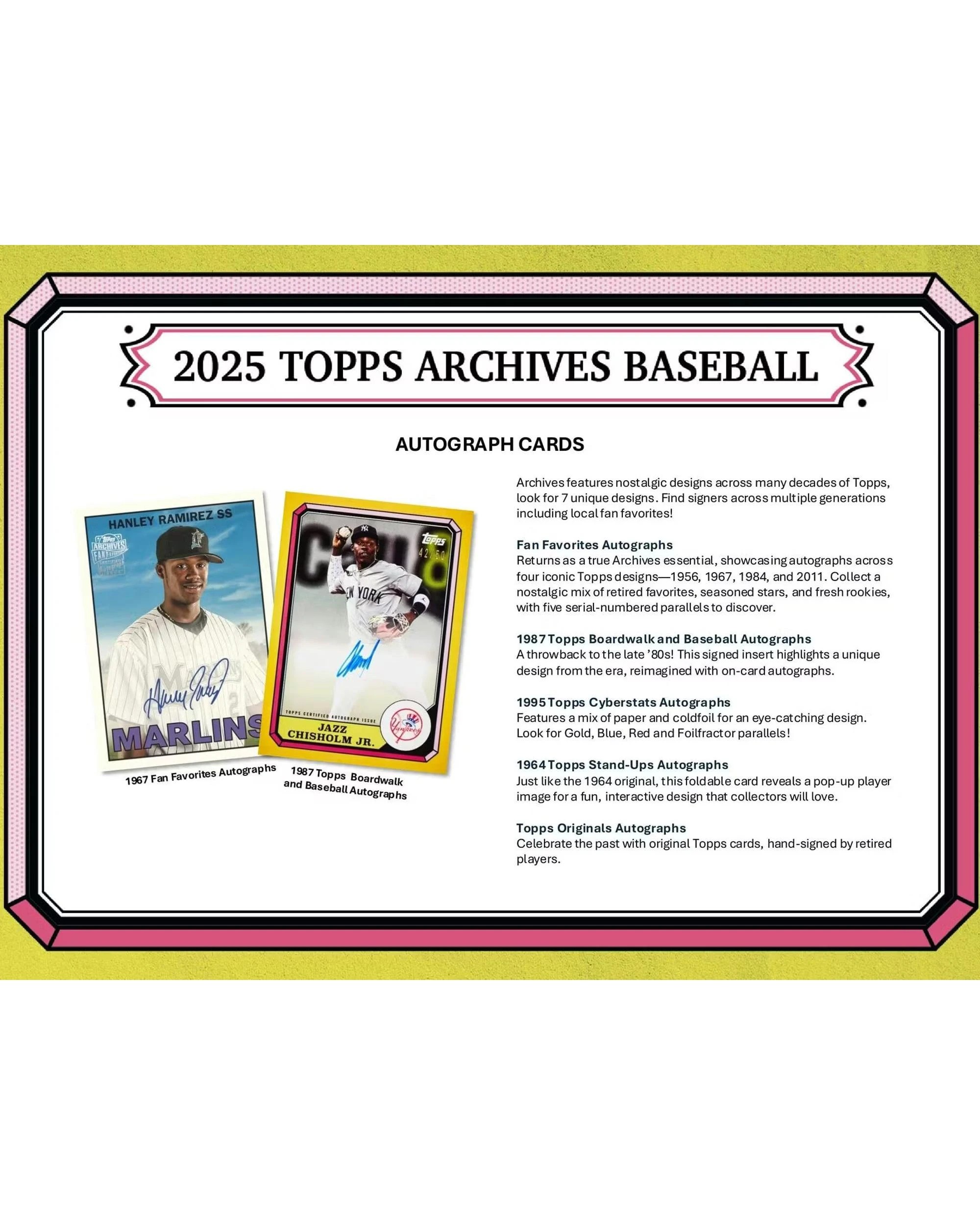 6 Topps MLB 2025 Archives Baseball Blaster Box, 6 of 10