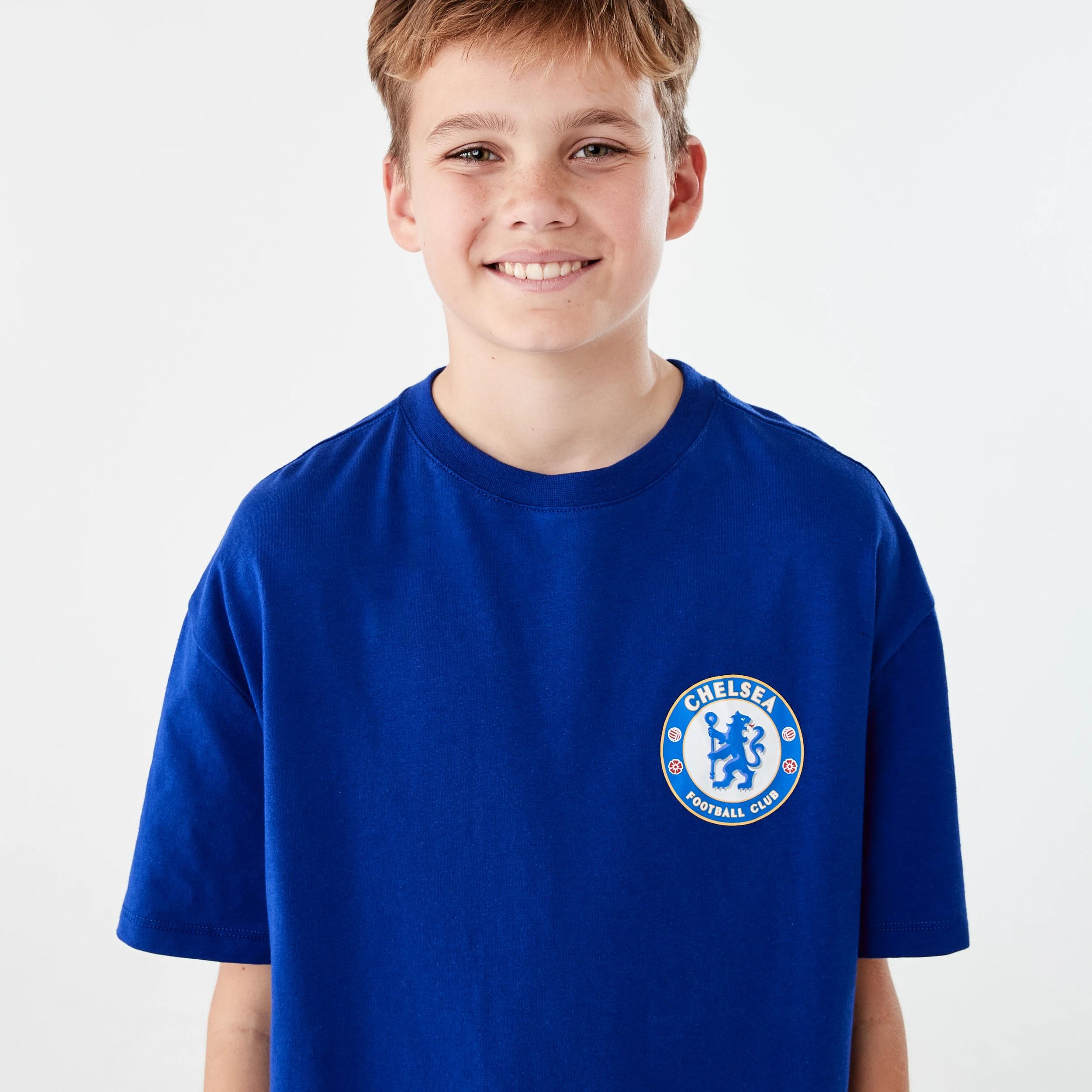 4 Official EPL Kids Youth T-shirt BLUE CHELSEA, 4 of 9