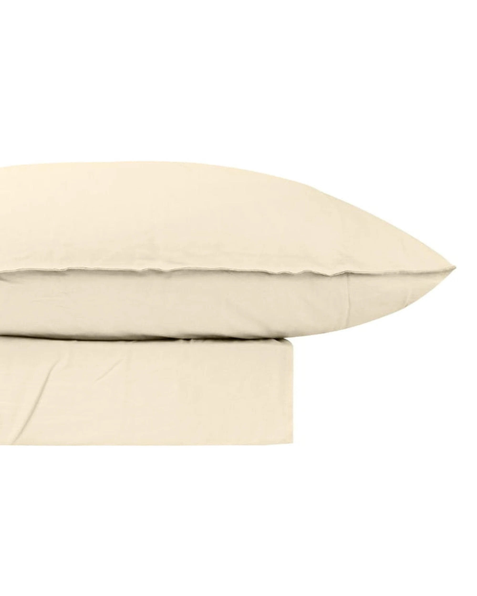 1 Odyysey Living Breathe 100% Cotton Sheet Sets - Queen Bed - Natural, 1 of 1