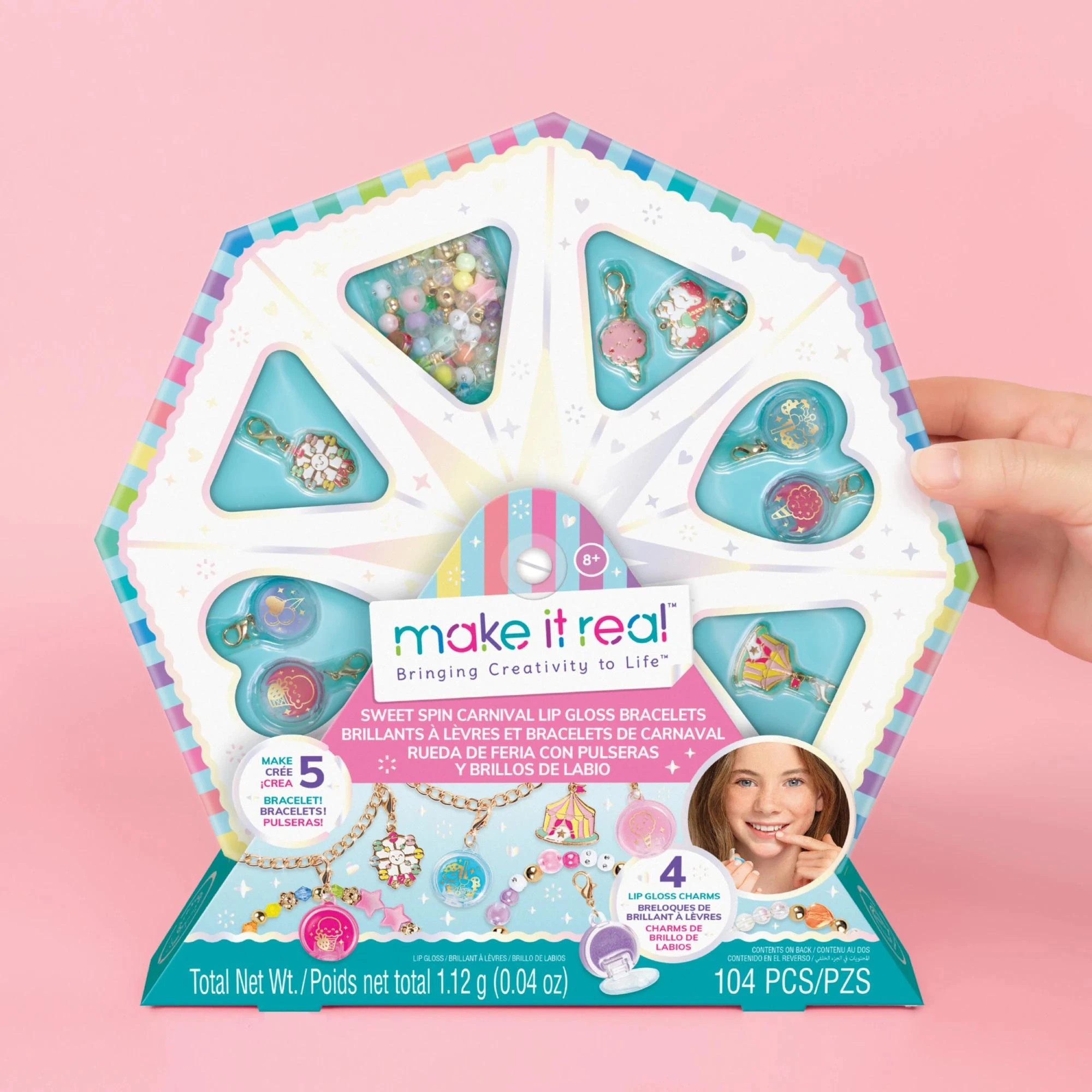 3 Make It Real - Sweet Spin Lip Gloss Charm Bracelet - Multi, 3 of 5