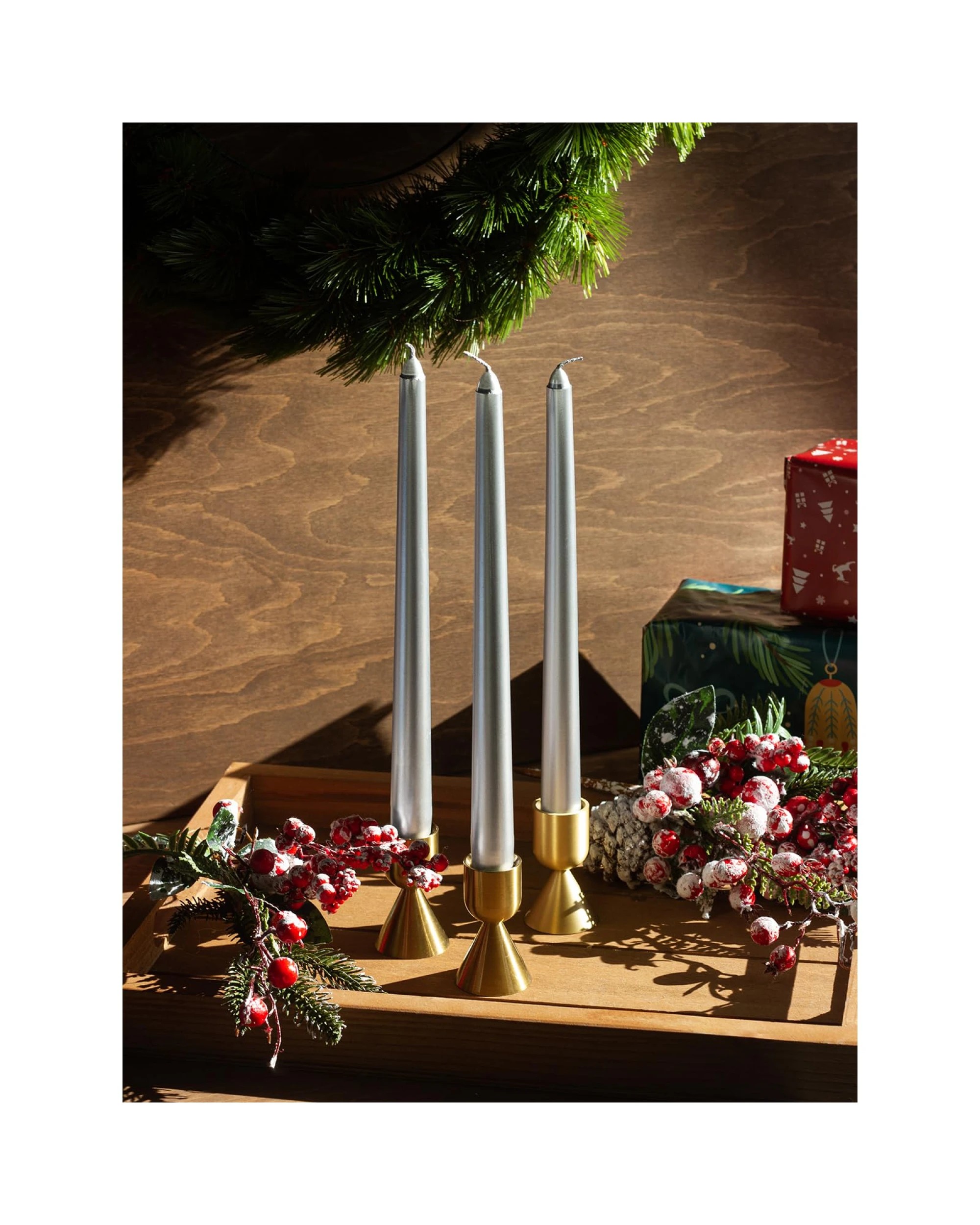 5 BR Home Tapered Dinner Candles, Unscented, 48-Pack, 5 of 5