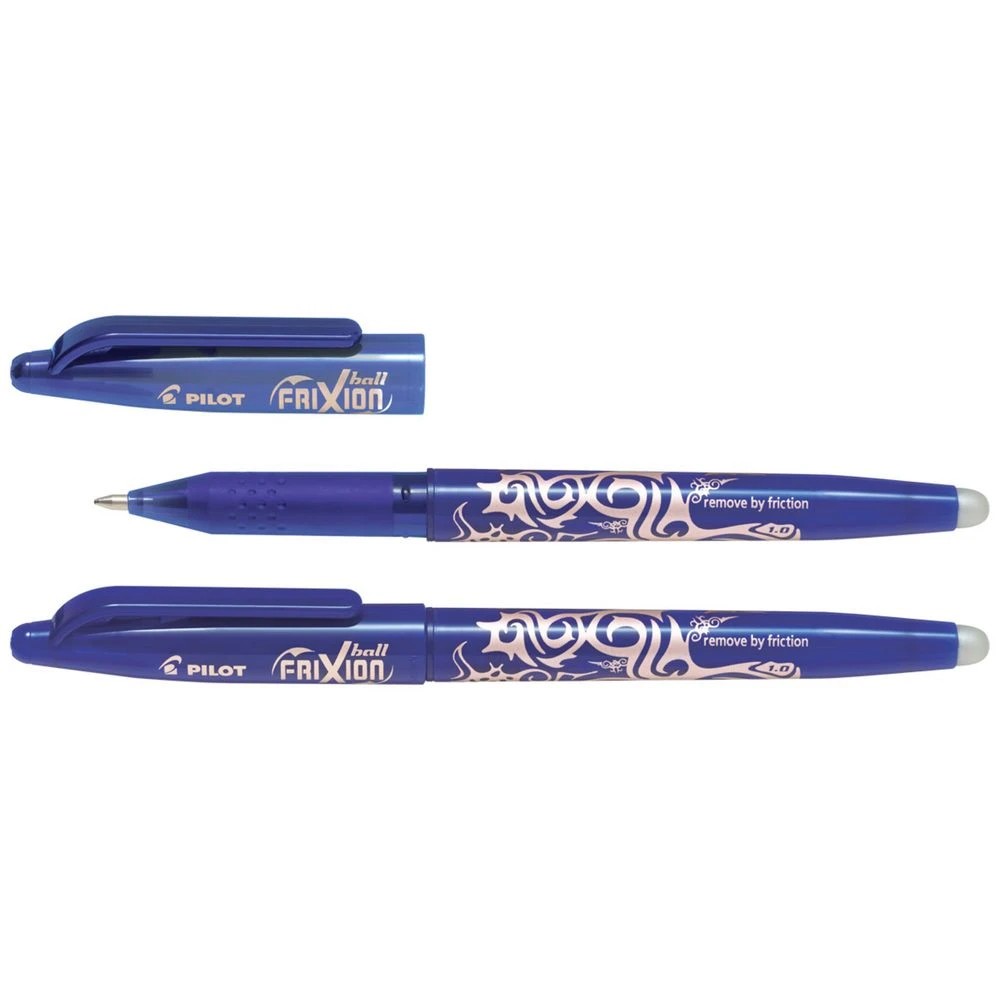 3 PILOT FriXion Ball Erasable Gel Pen 1mm Blue 2 Pack, 3 of 6