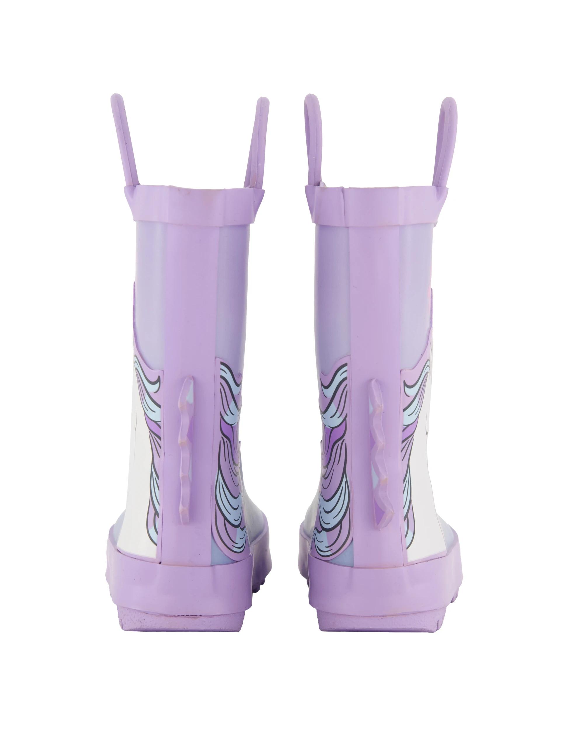 5 Junior Rainboots Lilac Unic, 5 of 5