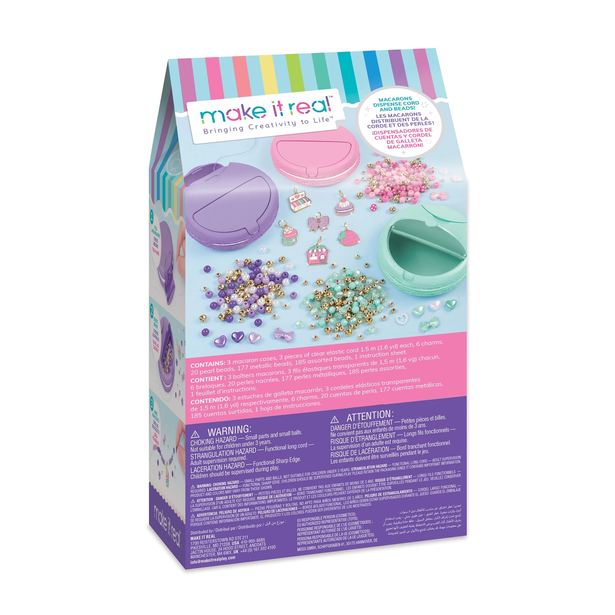 2 Make It Real Macaron Bracelet Maker Set, 2 of 10