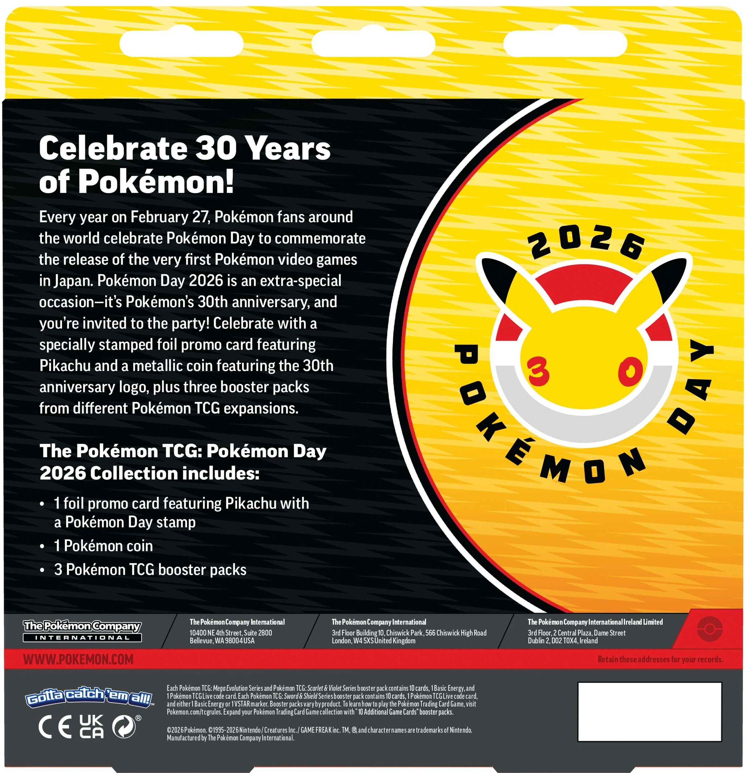 3 Pokemon Trading Card Game: Pokemon Day 2026 Collection, 3 of 4