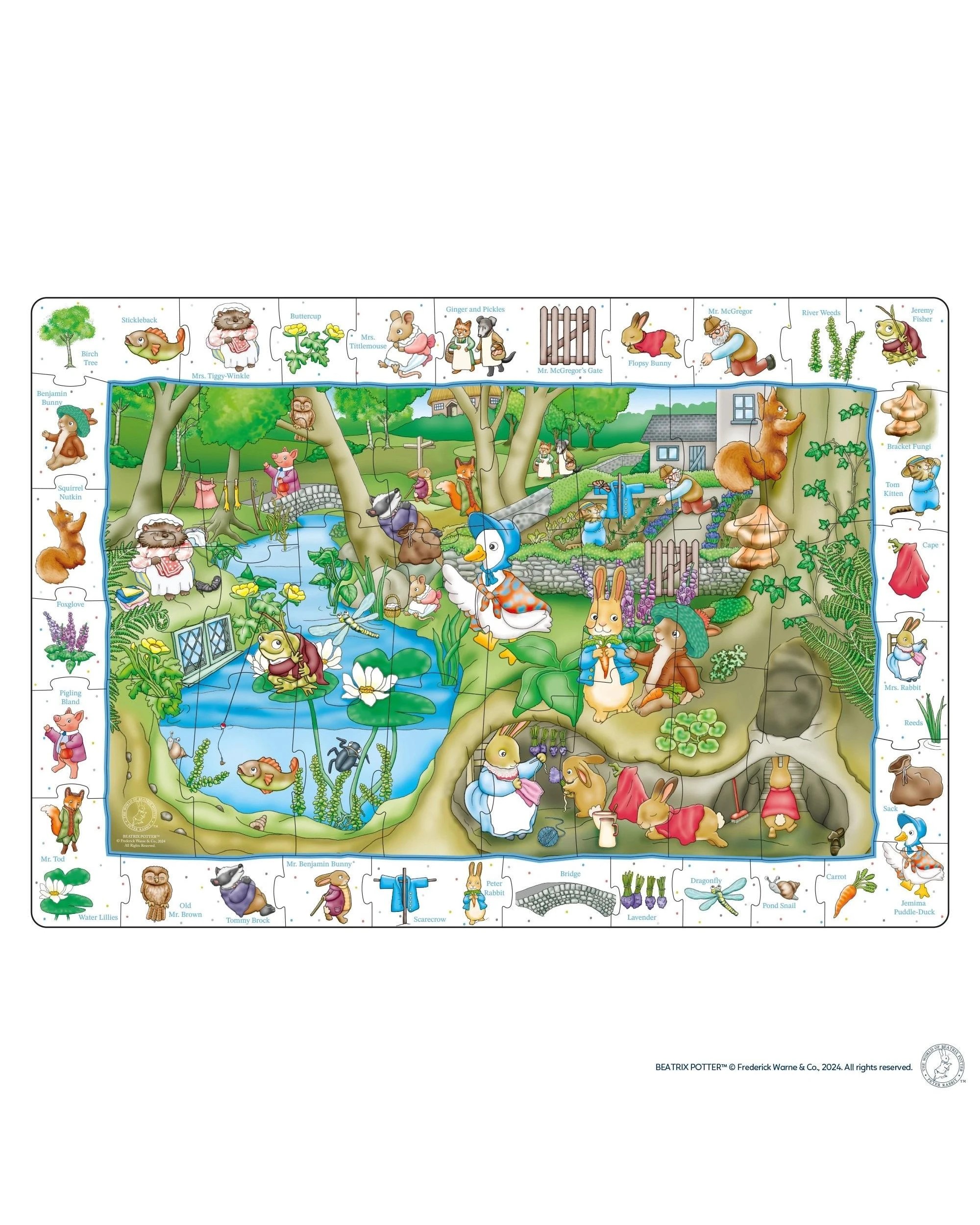 2 Peter Rabbit The World of Peter Rabbit 50-Piece Jigsaw Puzzle, 2 of 6