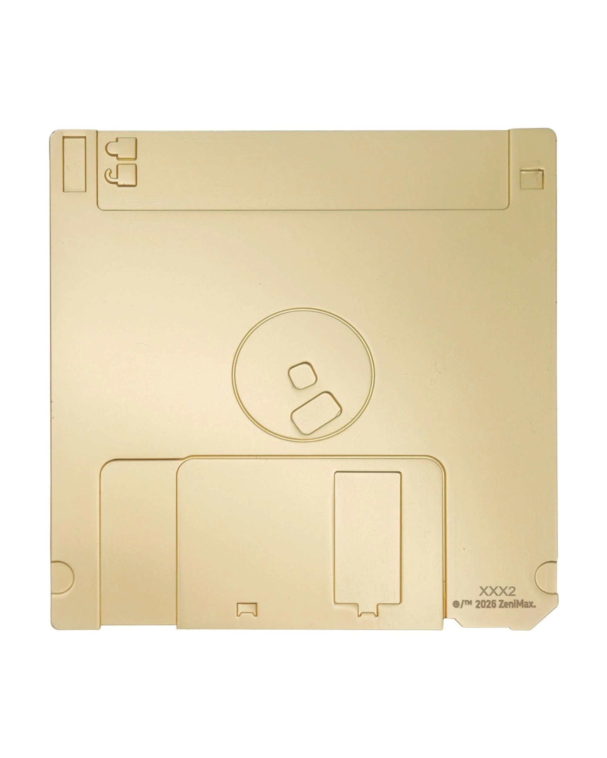 4 Fanattik DOOM Floppy Disk Limited Edition Imitation Gold Plated Replica, 4 of 9