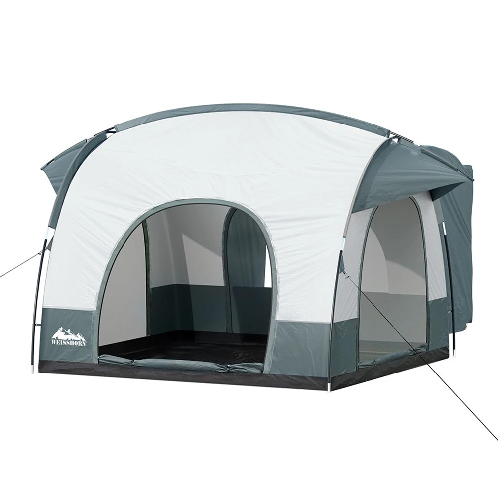 1 Weisshorn Camping Tent SUV Car Rear Extension Canopy Outdoor Portable Family - Grey, 1 of 6