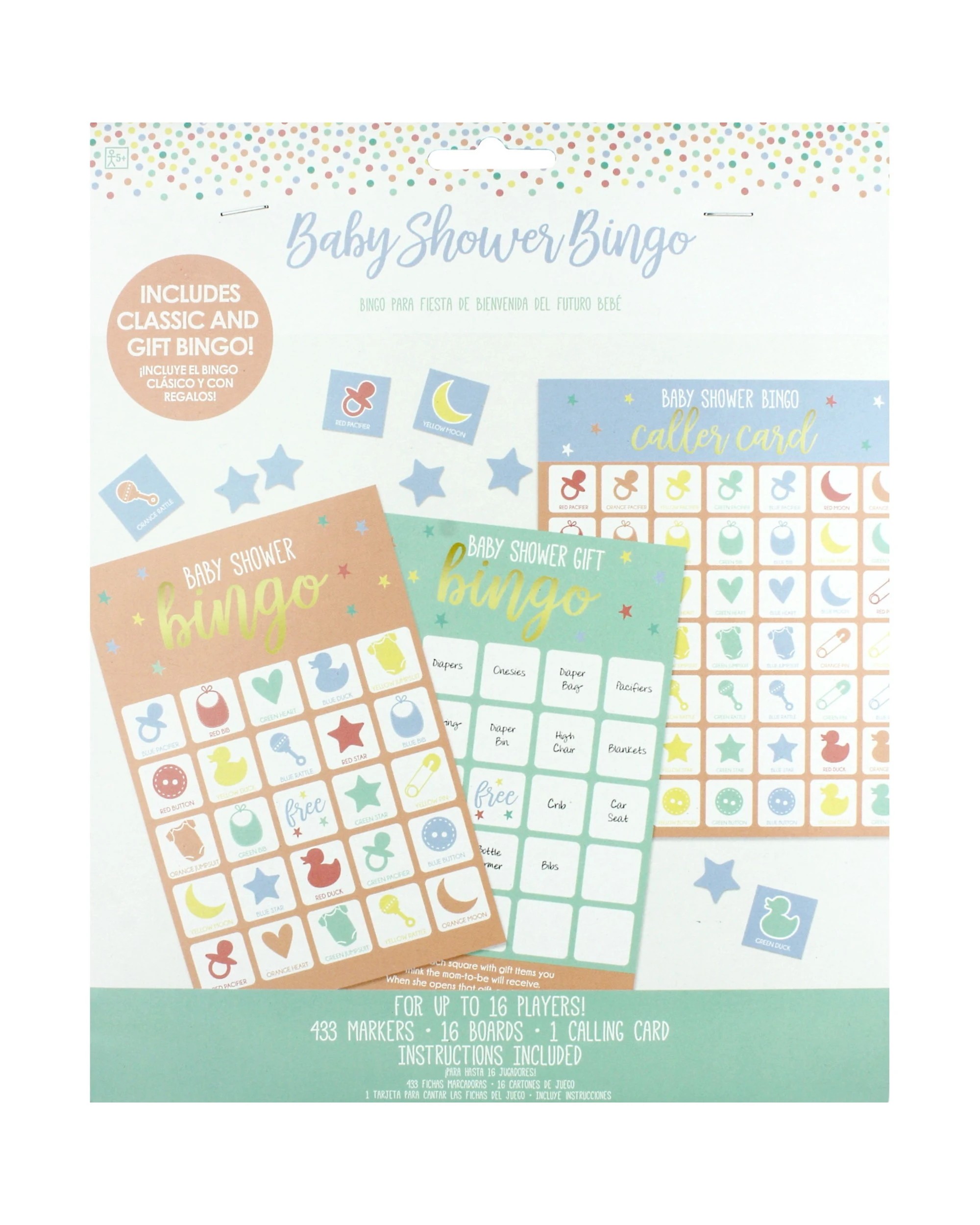 2 Anagram Baby Shower 2 in 1 Bingo Game - Multi, 2 of 2