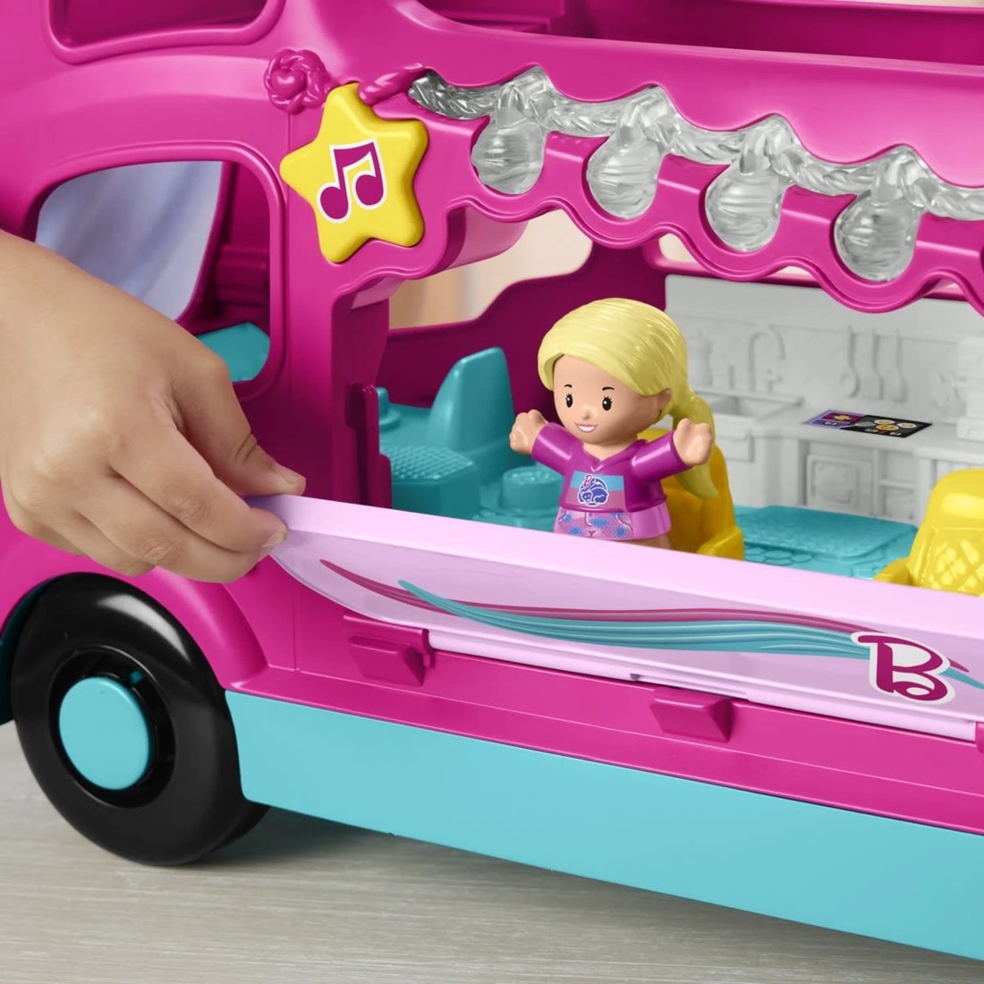 5 Fisher-Price Barbie Little People Little Dream Camper Playset, 5 of 7