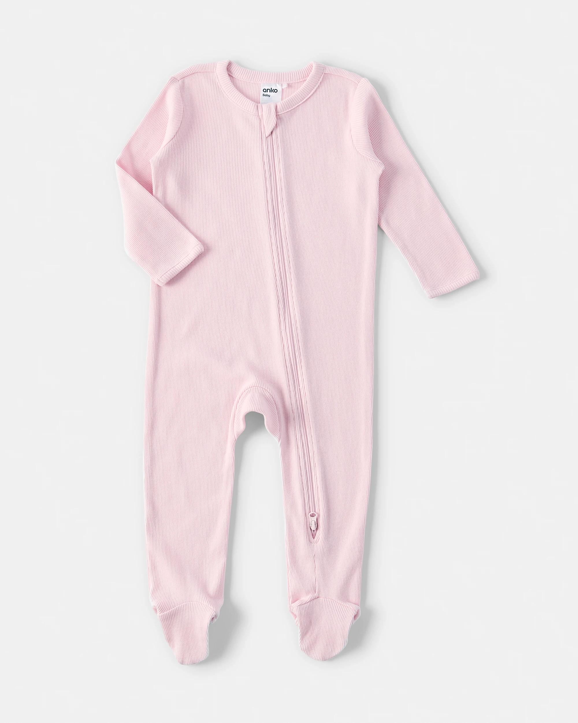 4 3 Pack Australian Cotton Coveralls Pnk Bows, 4 of 8