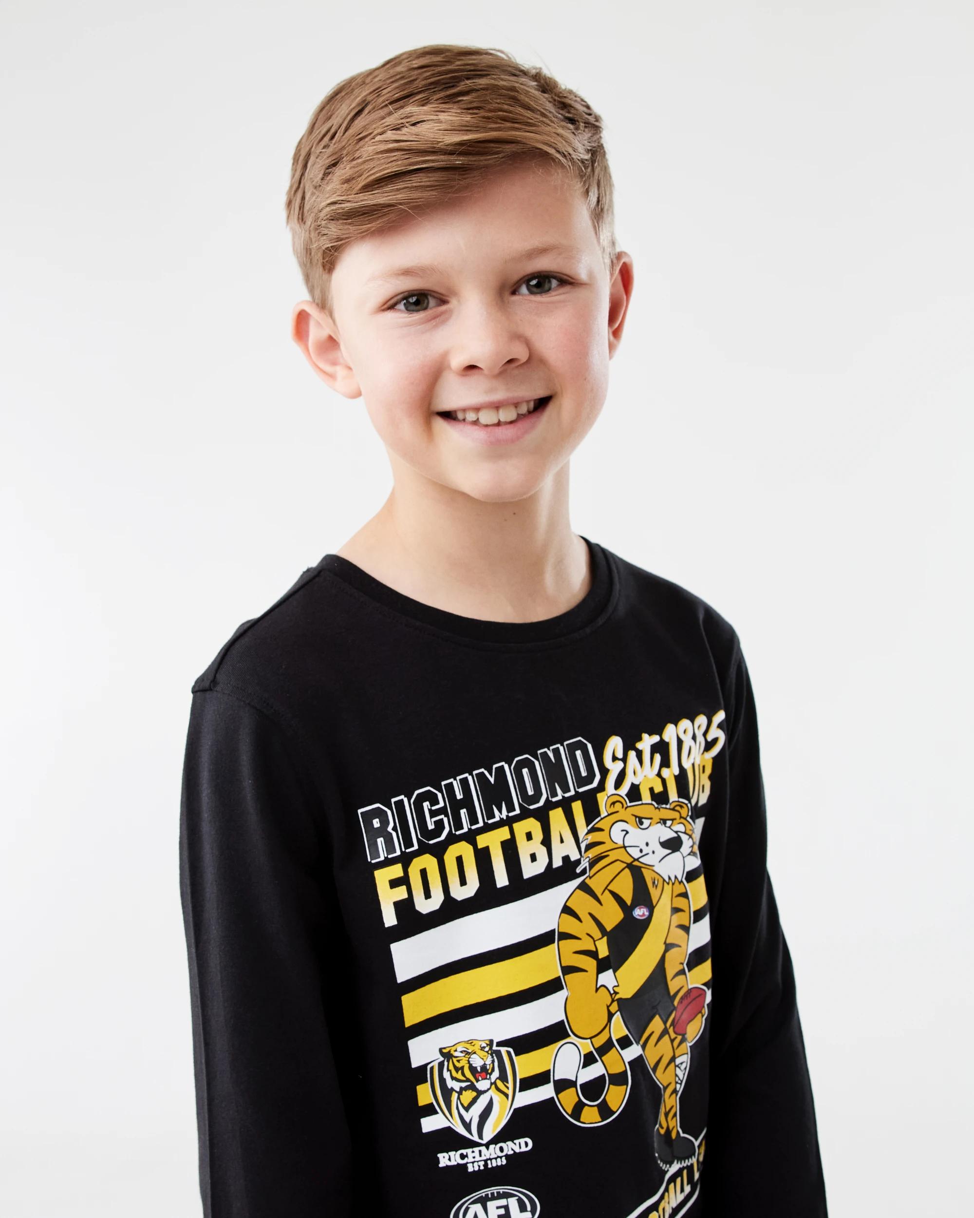 3 Official AFL Kids Pyjama Set Richmond, 3 of 6